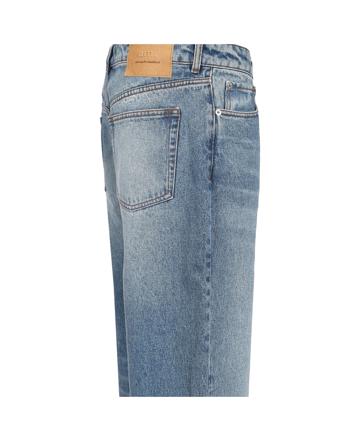 Ami Alexandre Mattiussi Large Fit Jeans - Blue
