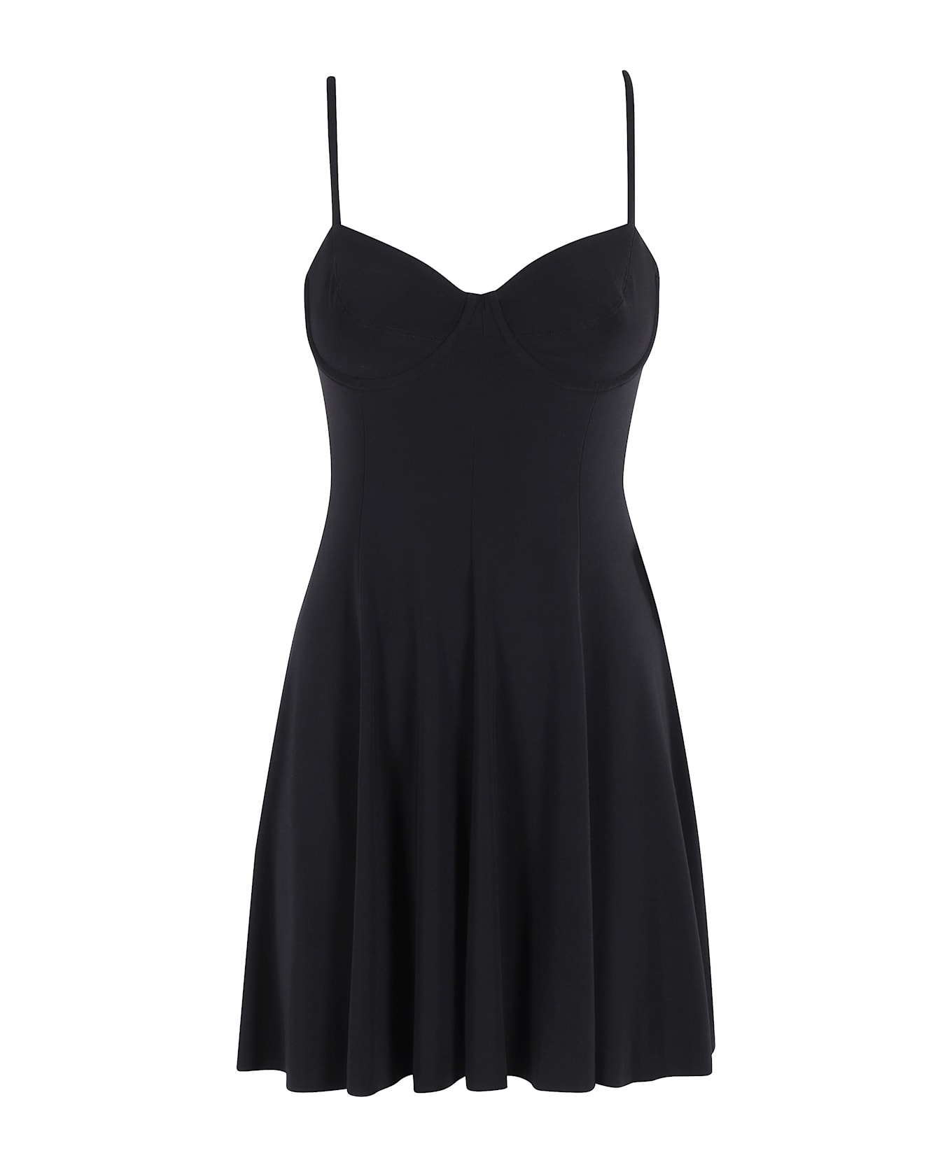 Norma Kamali Underwire Mini Dress - Black