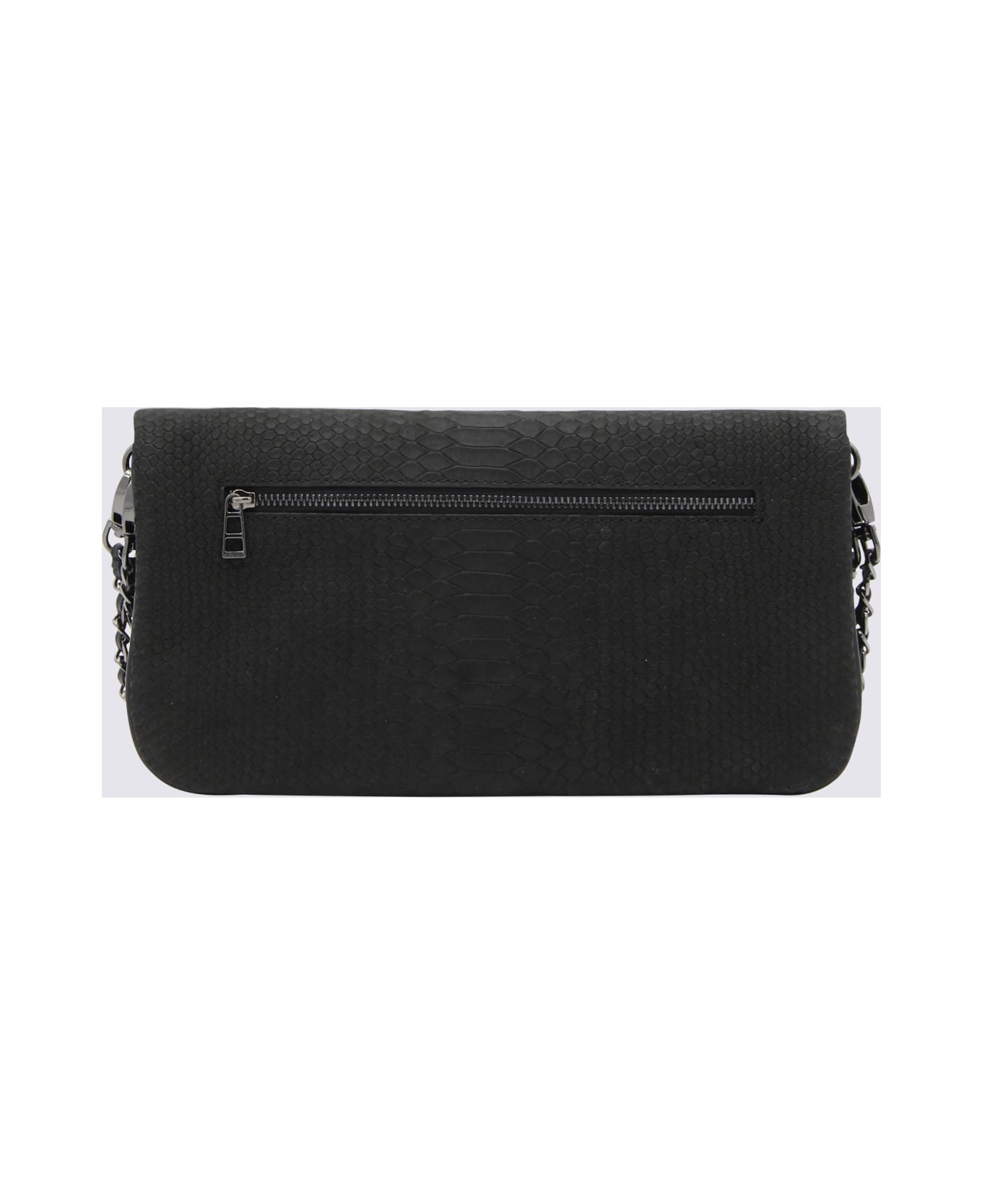 Zadig 
Voltaire Black Leather Rock Soft Savage Shoulder Bag - Black