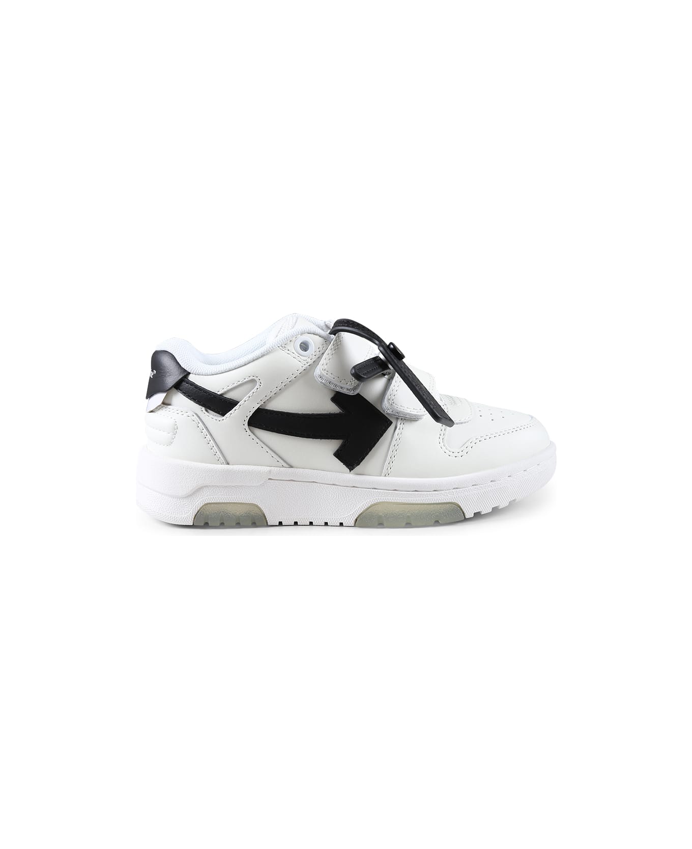 Off-White White Sneakers For Boy With Arrow - White