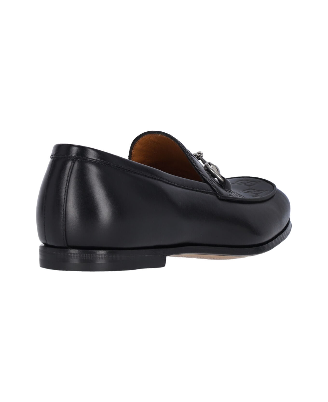 Gucci Loafers With Clamp - Black  