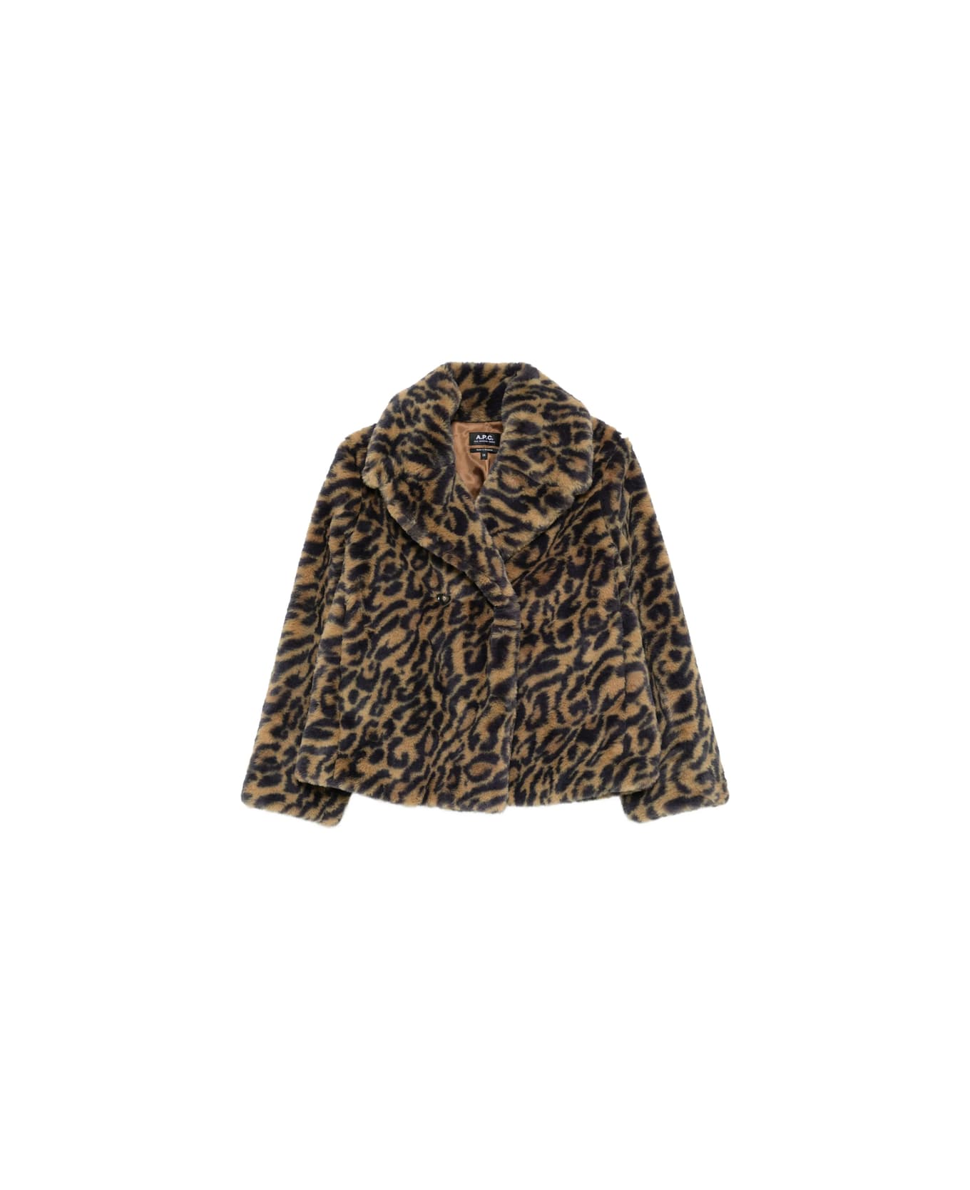 A.P.C. Coat - BROWN/BLACK