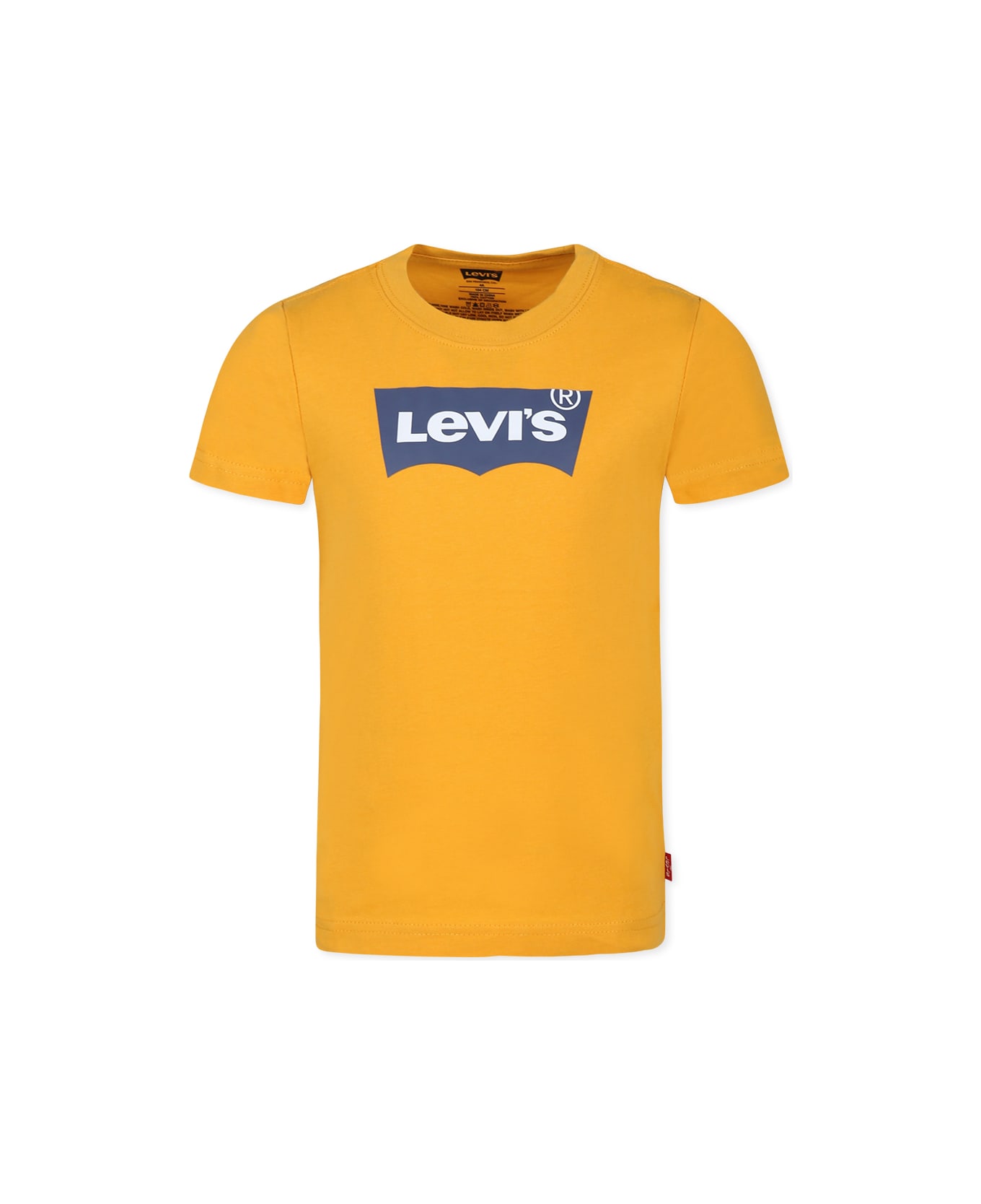 Levi
s Yellow T-shirt For Boy With Logo - Yellow