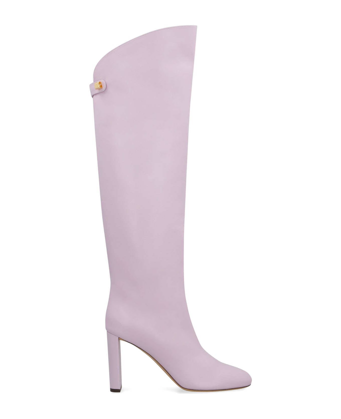 Maison Skorpios Adriana Leather Boots - Lilac ブーツ