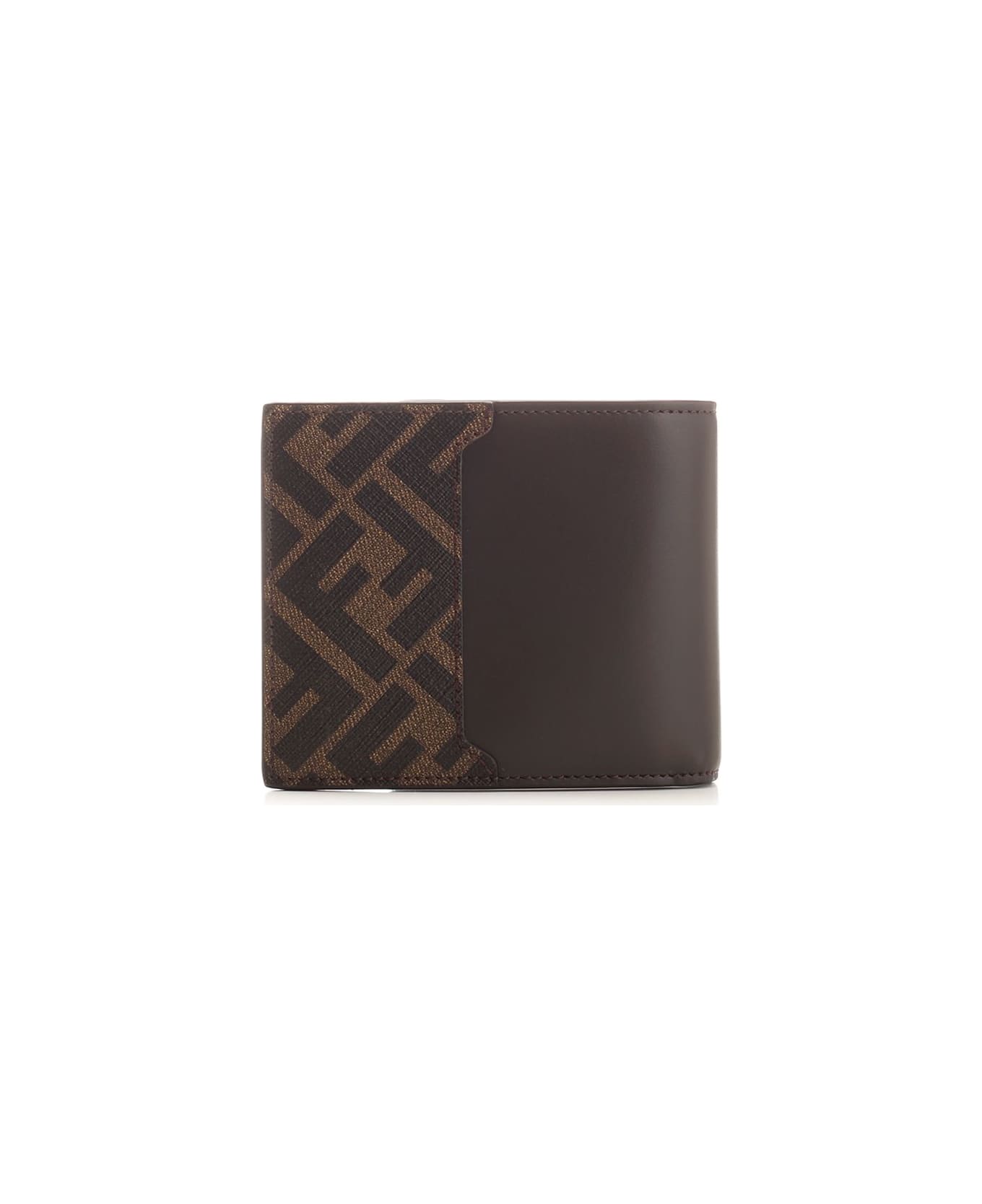 Fendi Bifold Ff Wallet - Brown