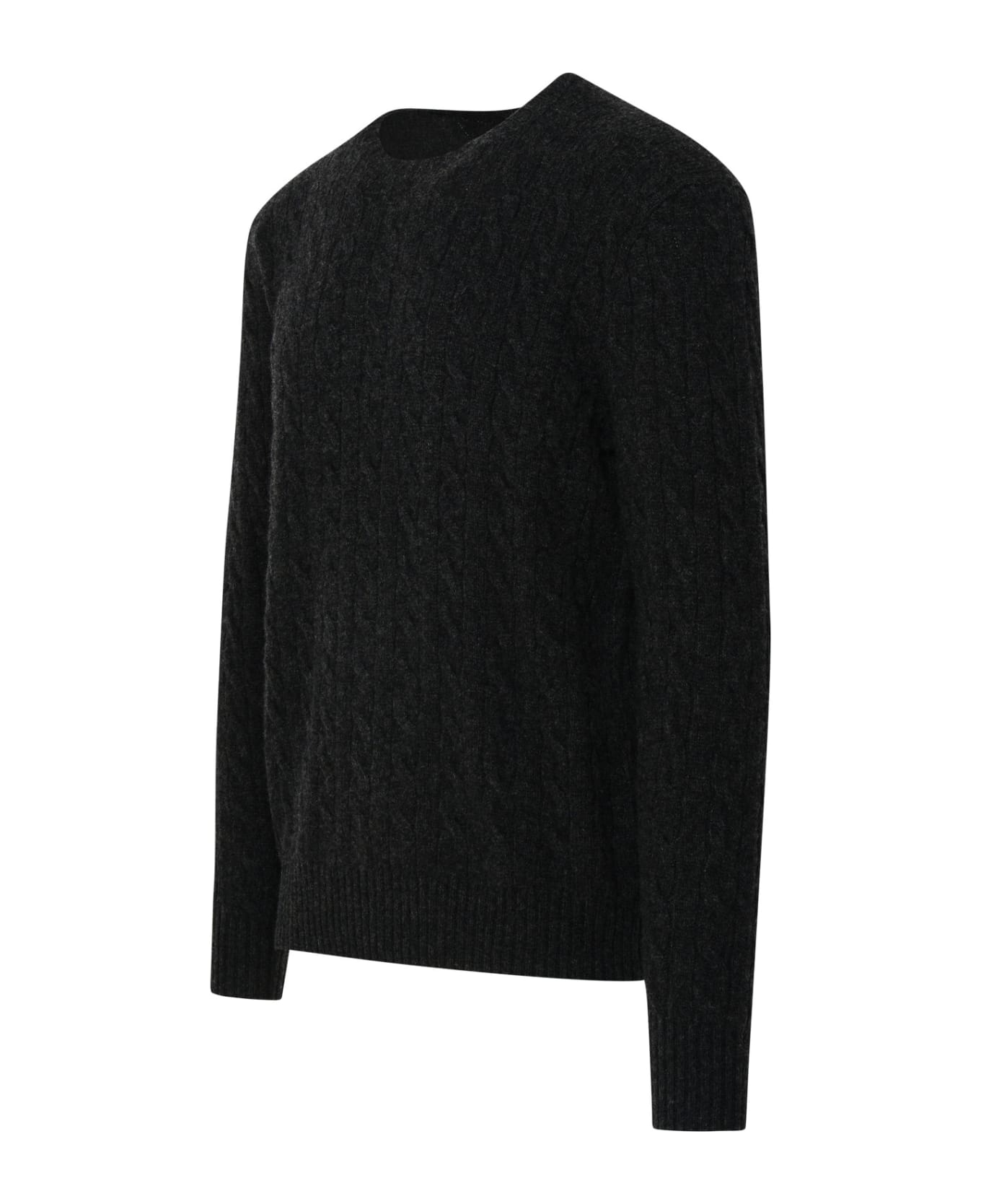 Ralph Lauren Grey Cashmere Blend Sweater