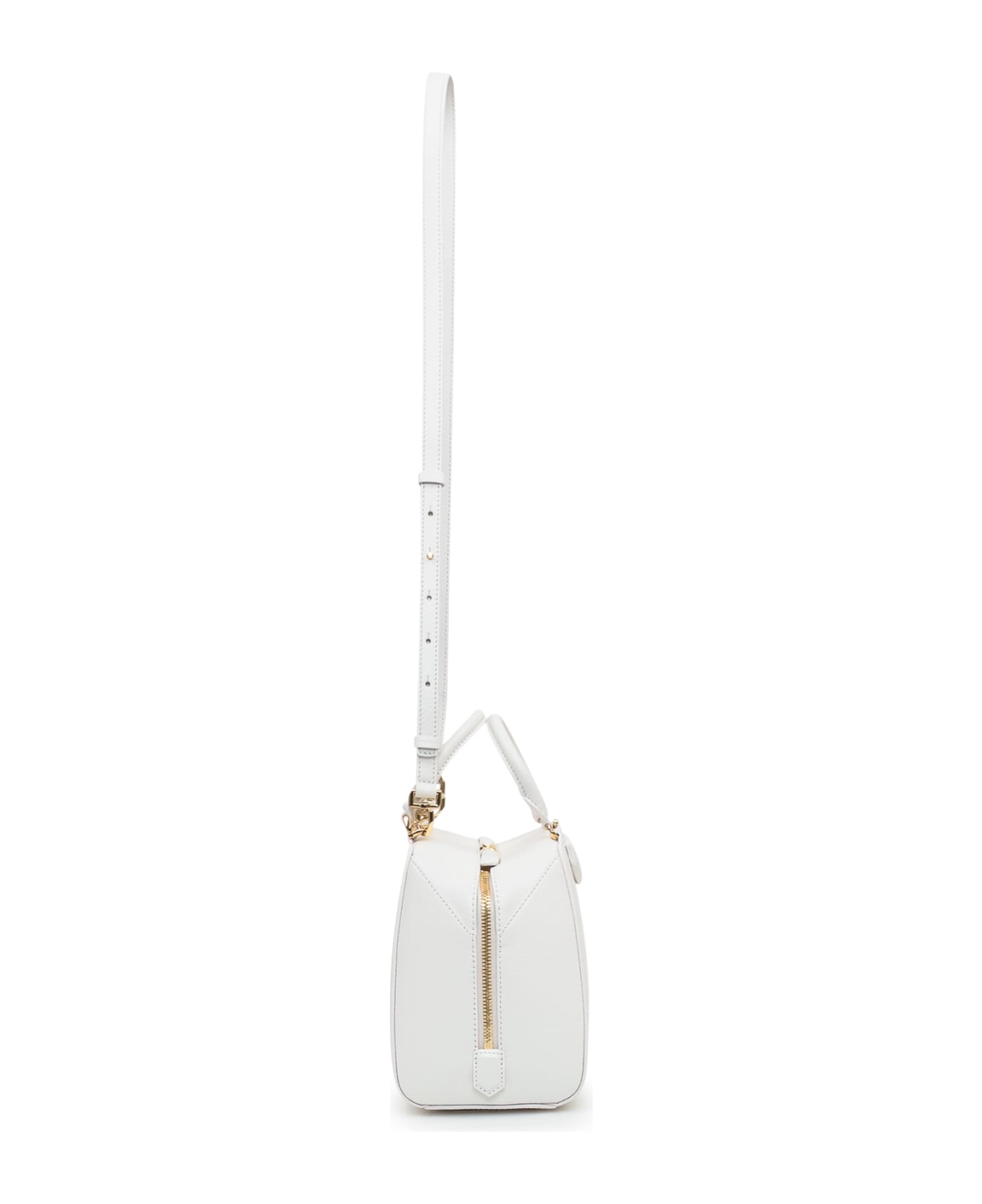 Givenchy Ivory Leather Mini Antigona Cube Handbag - IVORY