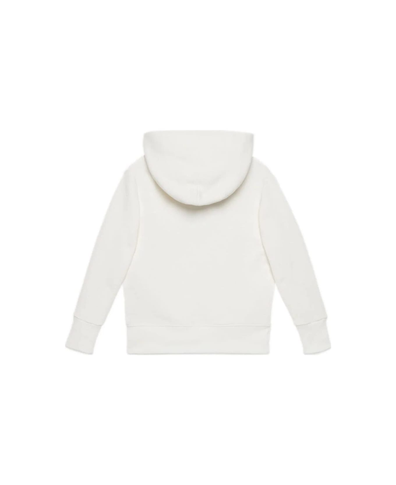Gucci Sweatshirt Felted Cotton Jersey - New White Avio Mc ニットウェア＆スウェットシャツ