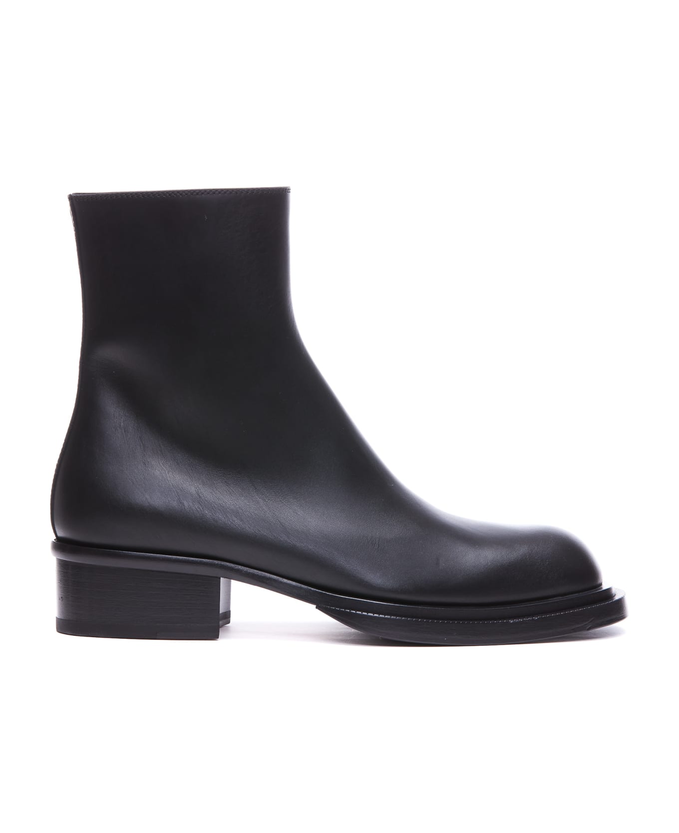 Alexander McQueen Stack Cuban Boots - Black
