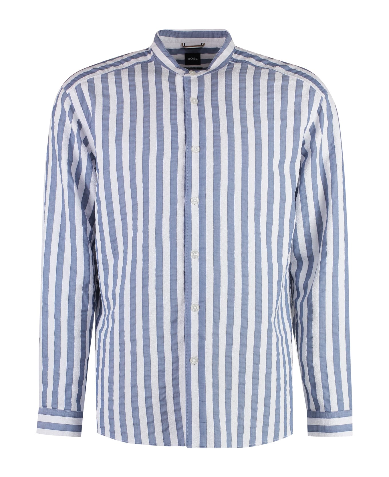 Hugo Boss Striped Cotton Shirt - White シャツ