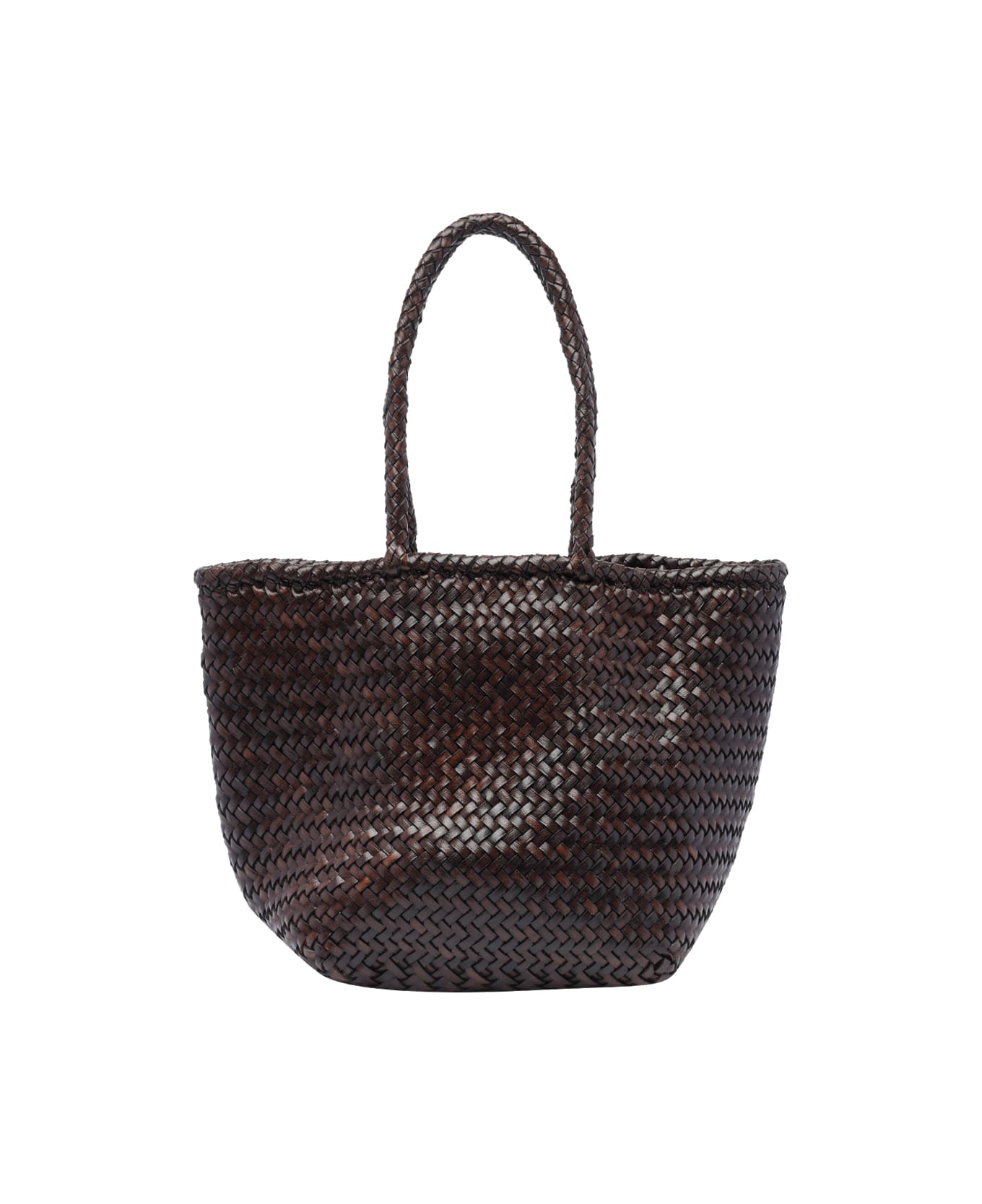 Dragon Diffusion Small Grace Basket Handbag - Brown