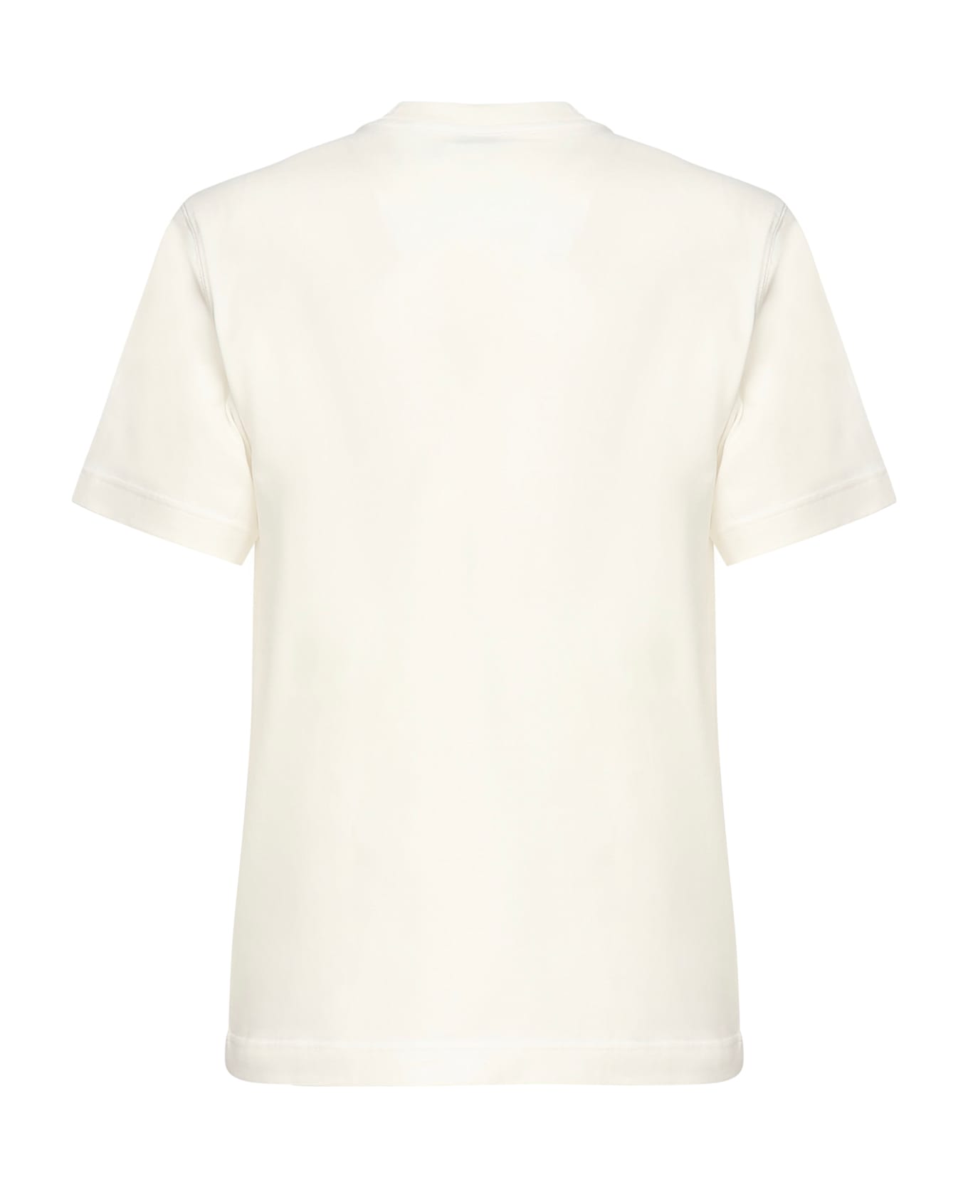 Burberry Knight Stamp Cotton T-shirt - White