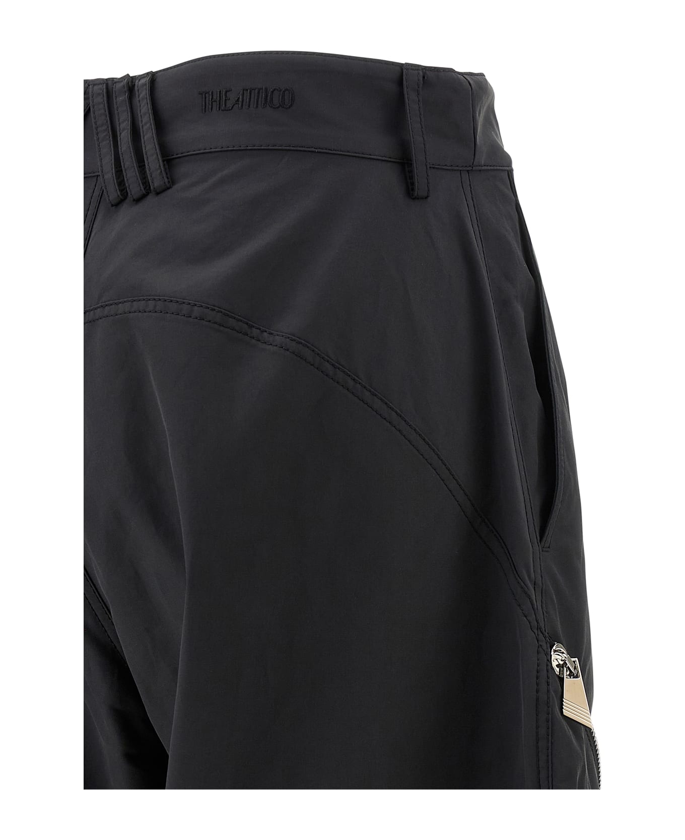 The Attico Zip Pants - Gray