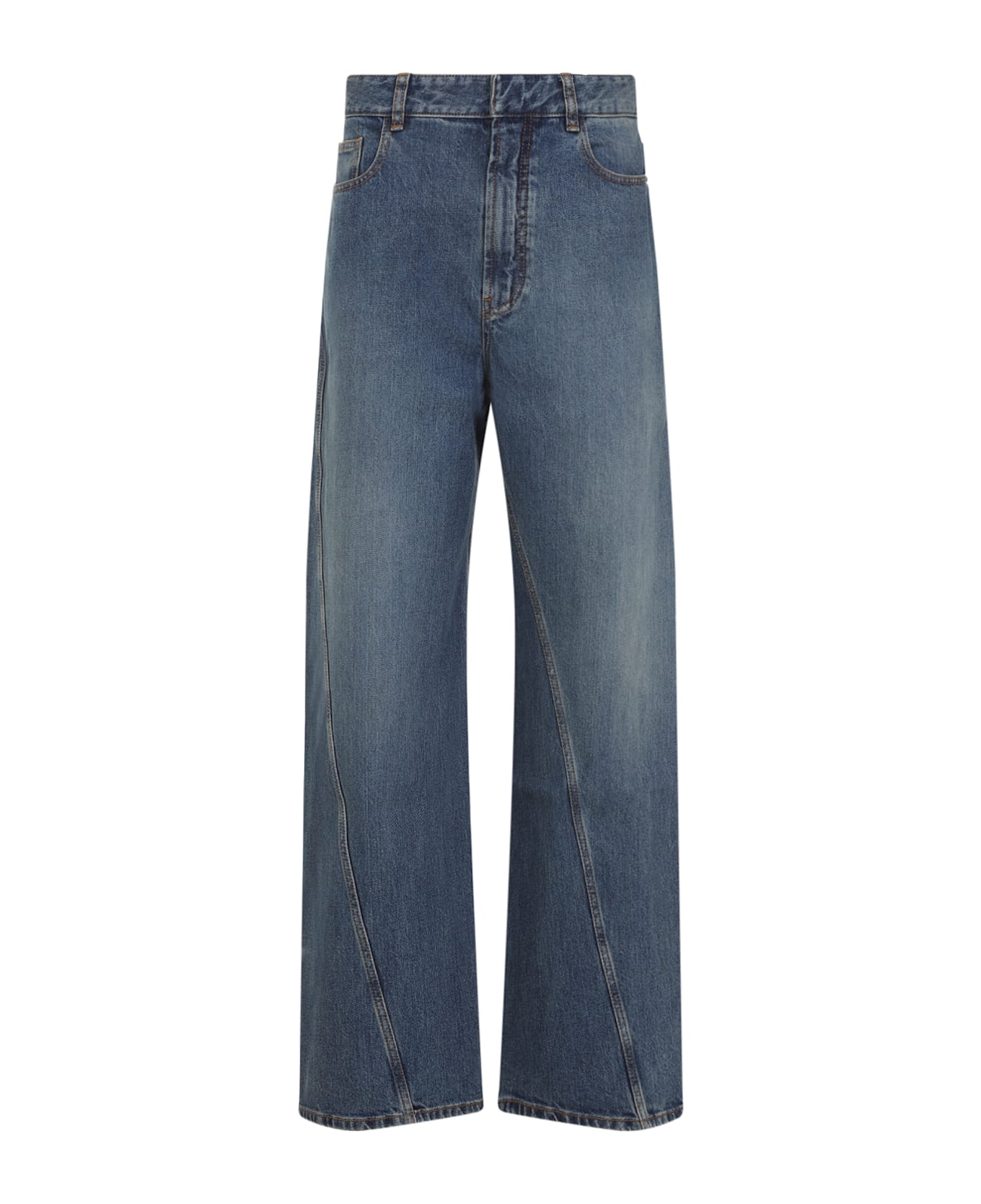 Alaia Alaïa Twisted Jeans - Bleu Mineral