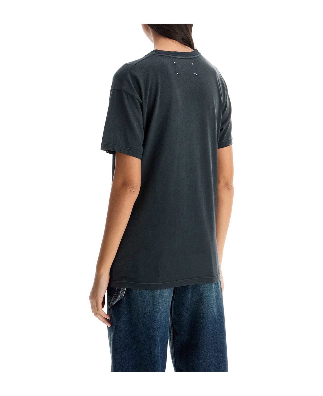 Maison Margiela Logo T-shirt - WASHED BLACK (Grey)