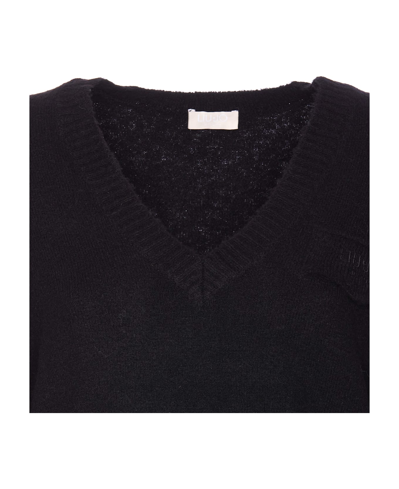 Liu-Jo Logo Sweater - Black