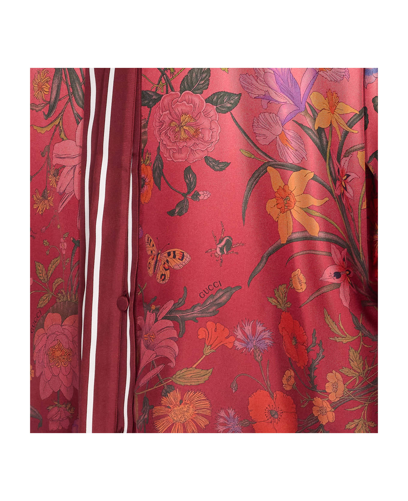 Gucci Flora Gucci Print Shirt - Pink