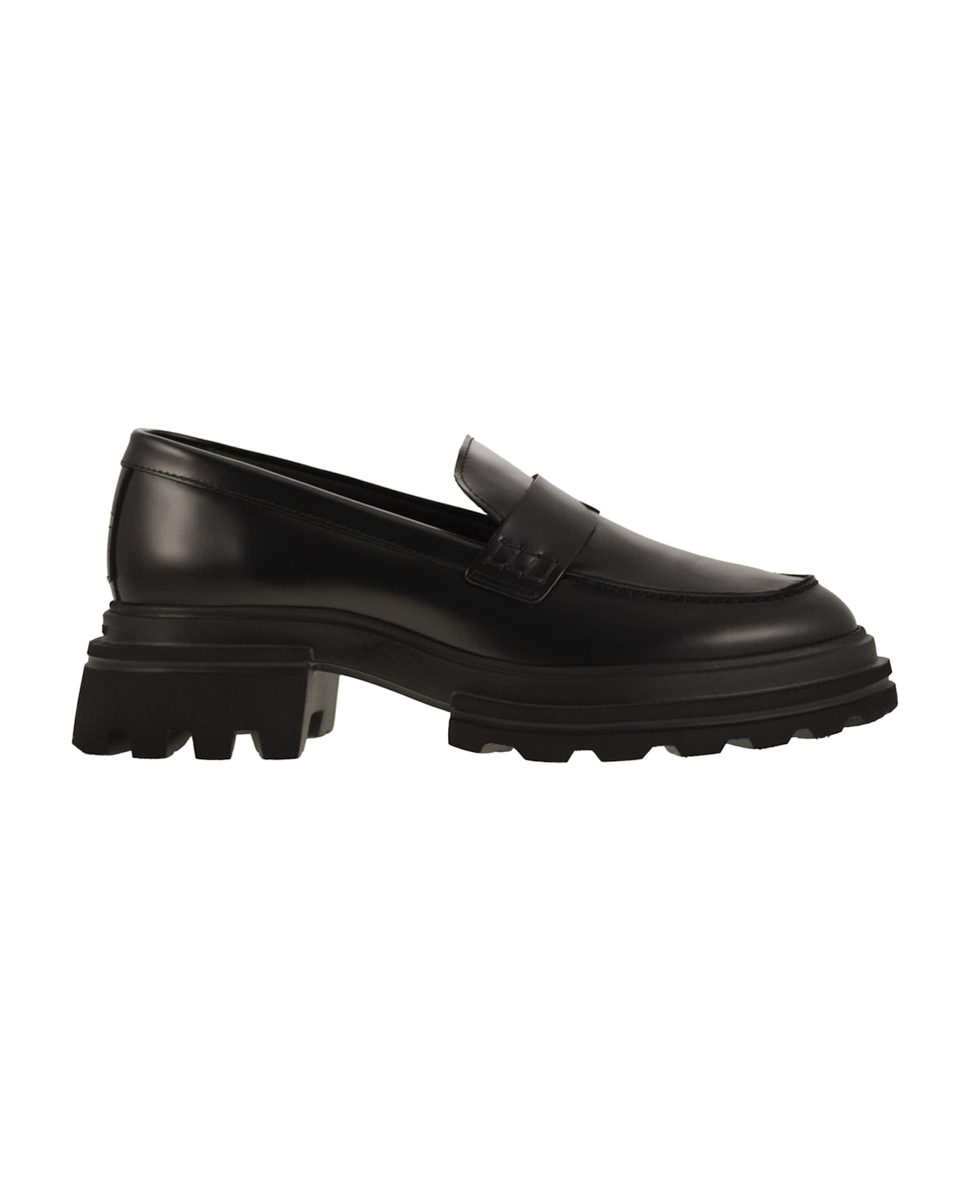 Hogan 10-storey Moccasins - Black