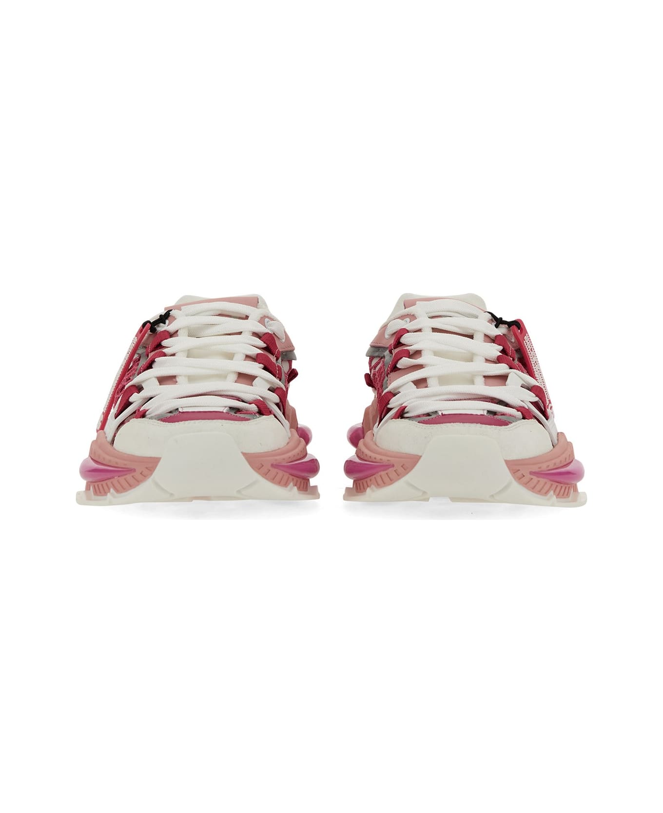 Dolce & Gabbana Airmaster Sneakers - WHITE/PINK