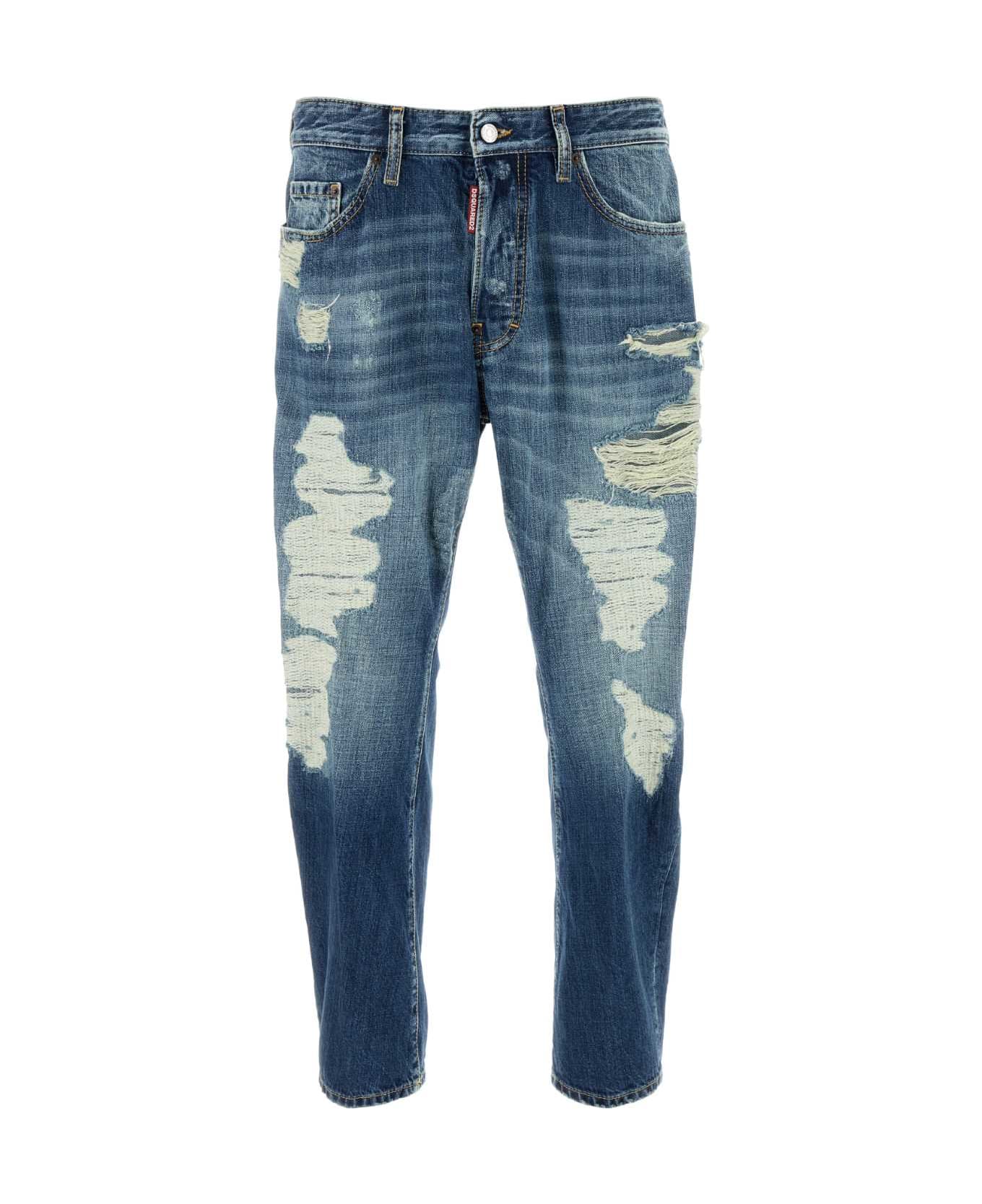 Dsquared2 Denim Bro Jeans - NAVYBLUE