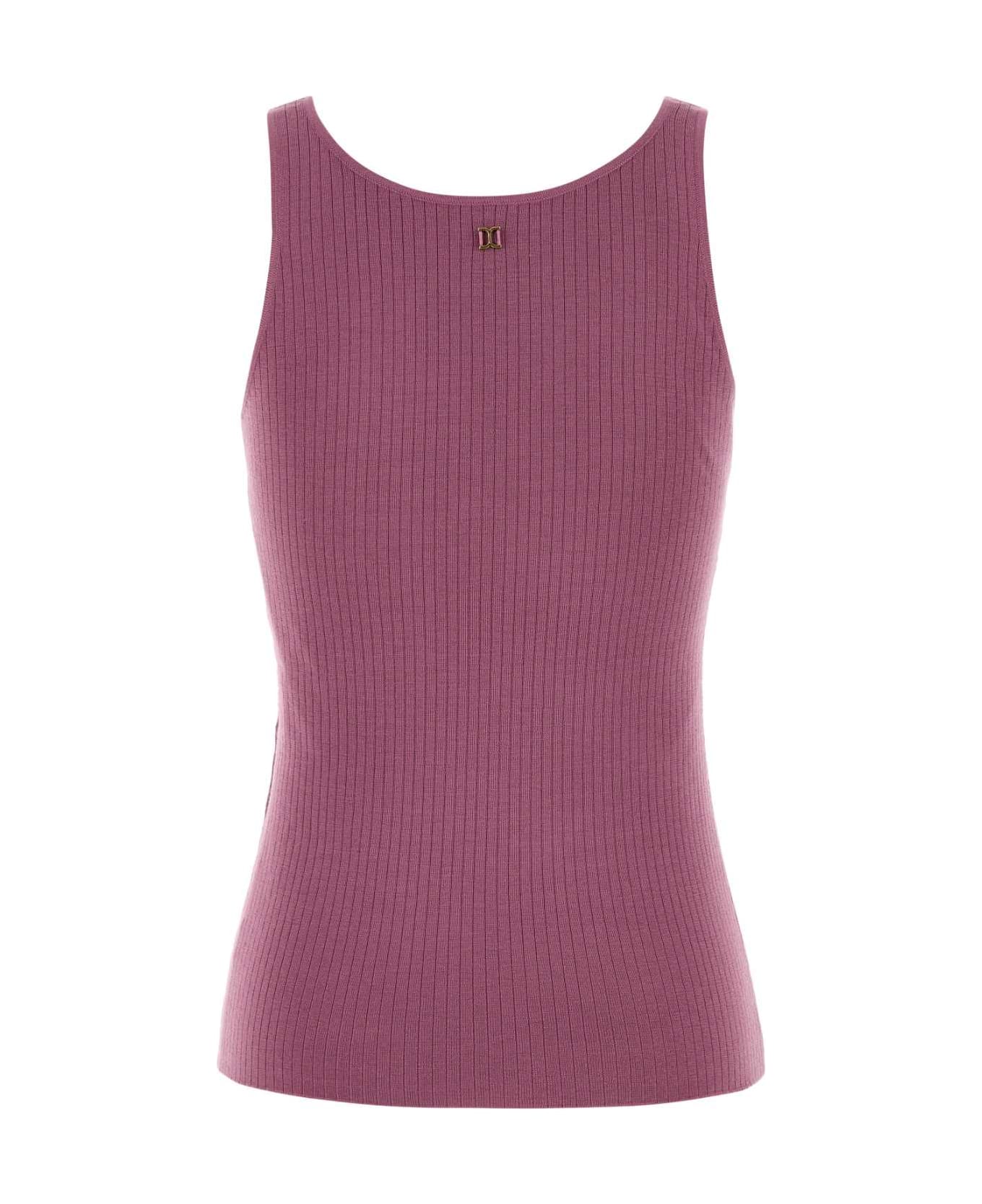 Chloé Light Purple Wool Tank Top - LOVELYLILAC