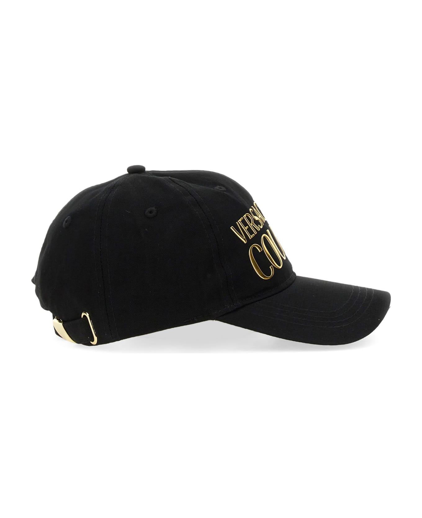 Versace Jeans Couture Baseball Hat With Logo - NERO