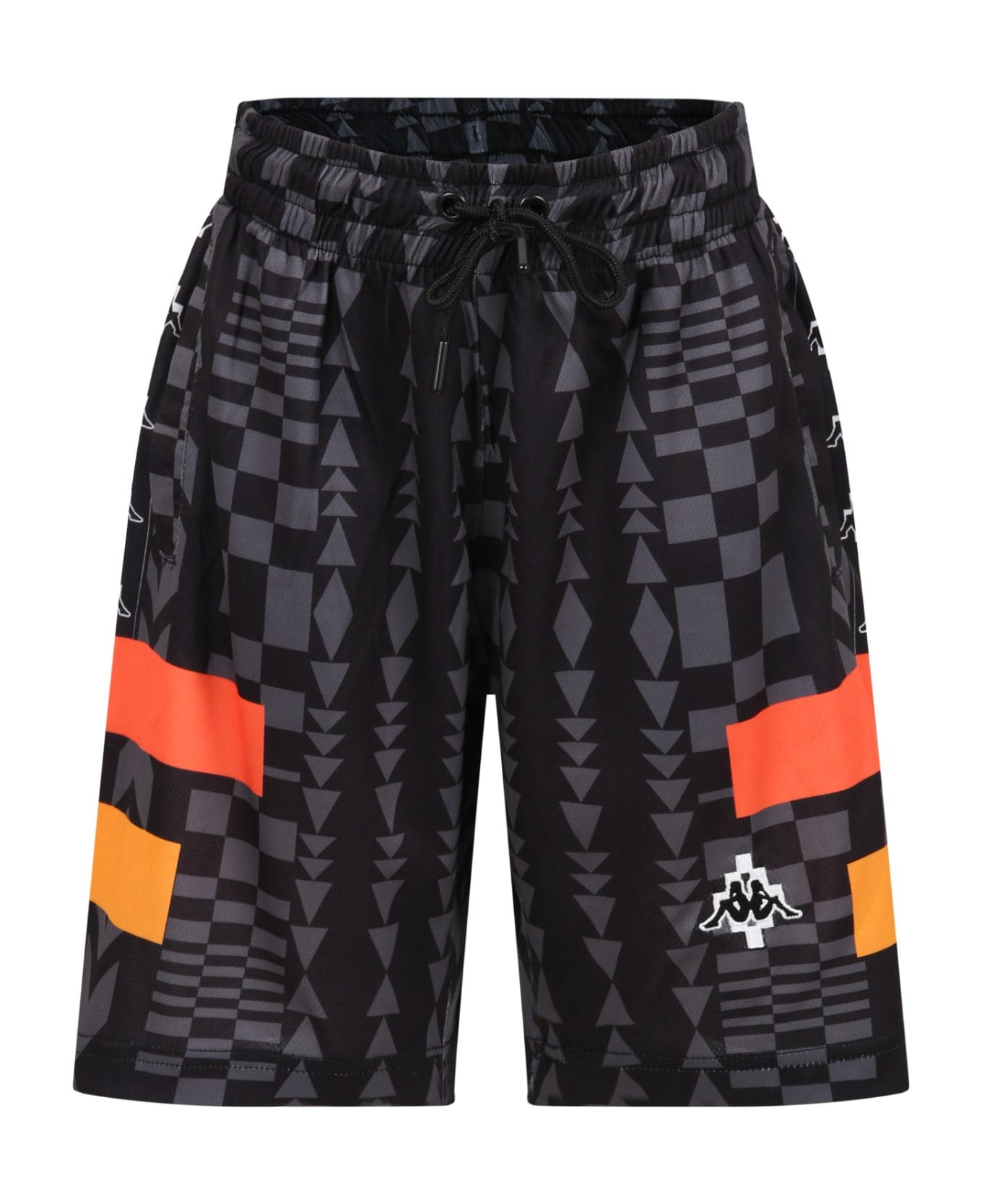 Marcelo Burlon Casual Black Shorts For Boy - Black