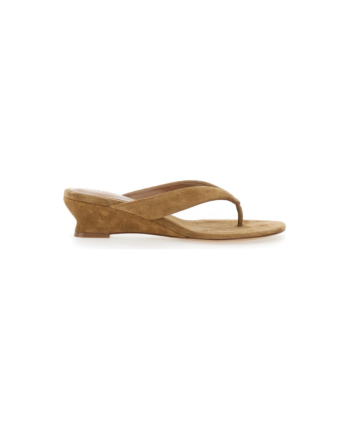 Le Monde Beryl Micro Wedge Thong Sandal - Beige