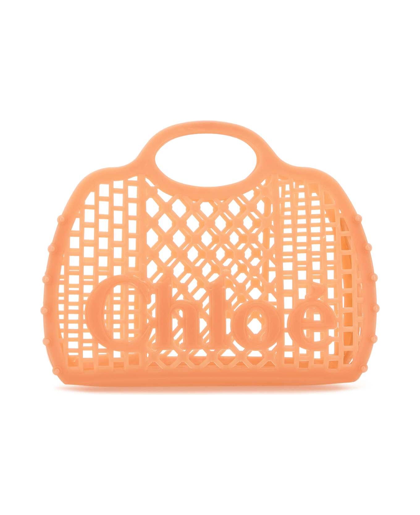 Chloé Orange Rubber Chloã© Cage Handbag - BLUSHYBEIGE