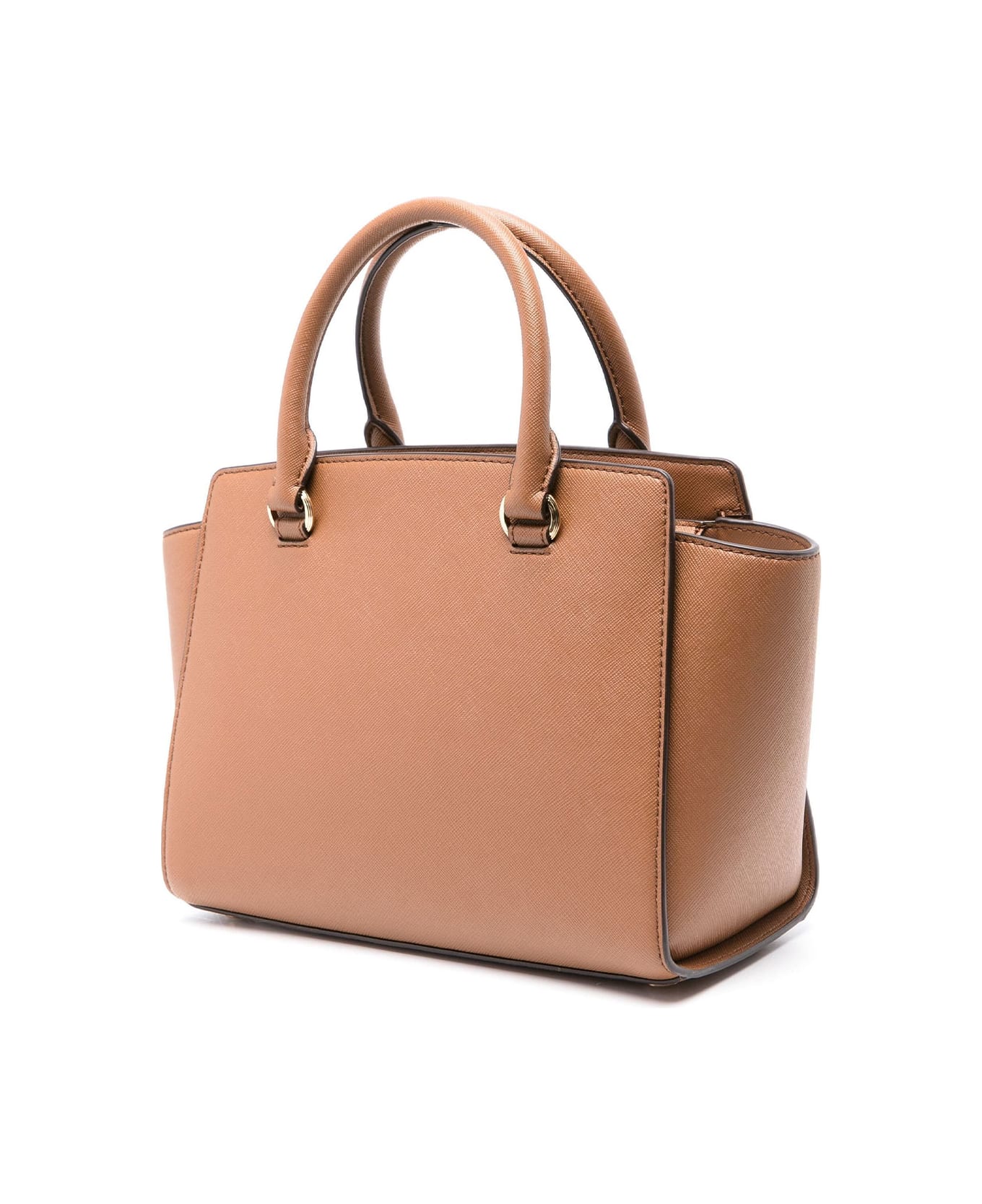 Michael Kors Saffiano Effect Handbag With Shoulder Strap - LUGGAGE トートバッグ