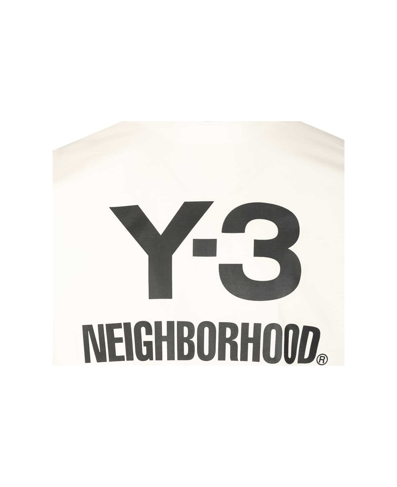 Y-3 Nbhd Logo Tee - Bianco