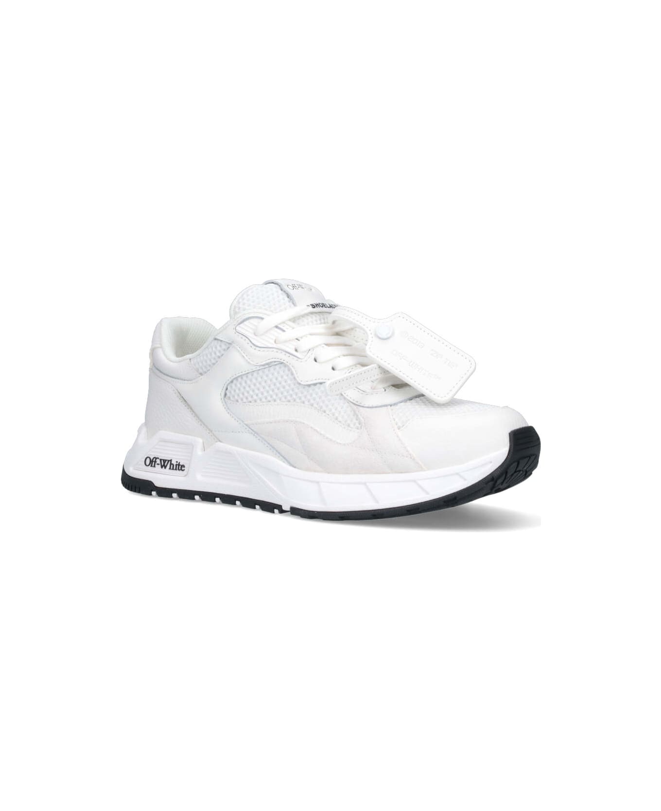 Off-White Kick Off Lace-up Sneakers - White White スニーカー