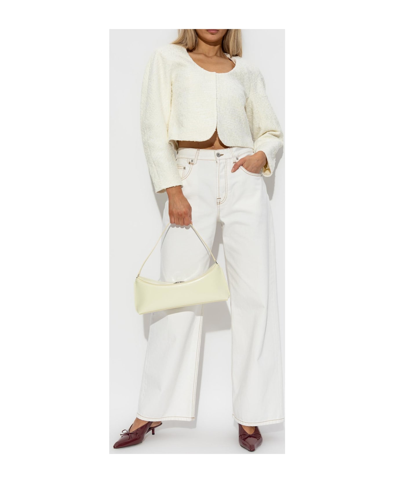 Jacquemus Patterned Blazer - WHITE