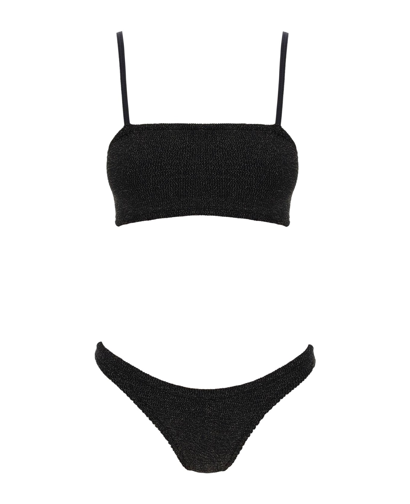 Hunza G Gigi Bikini Set - BLACK GOLD (Black)