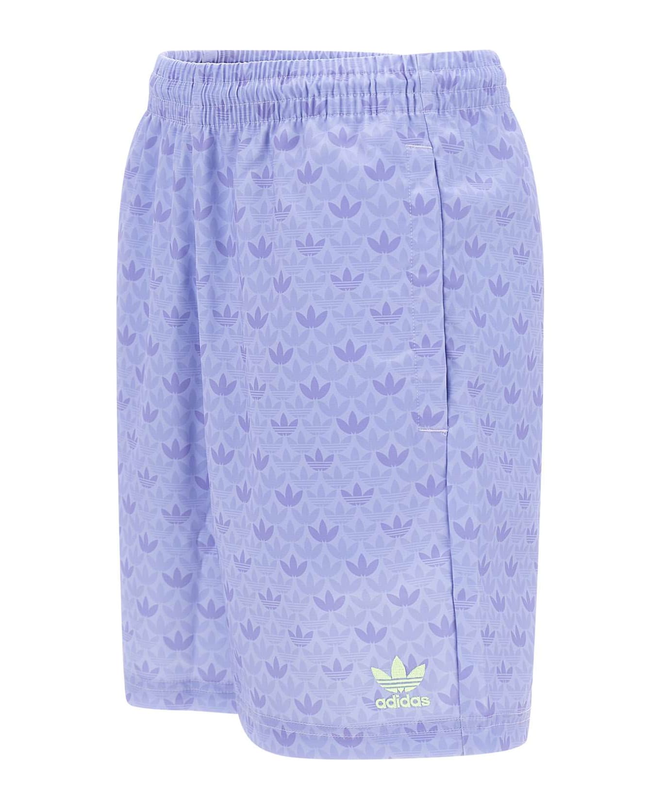 Adidas 'mono Satin Shorts' - LILAC