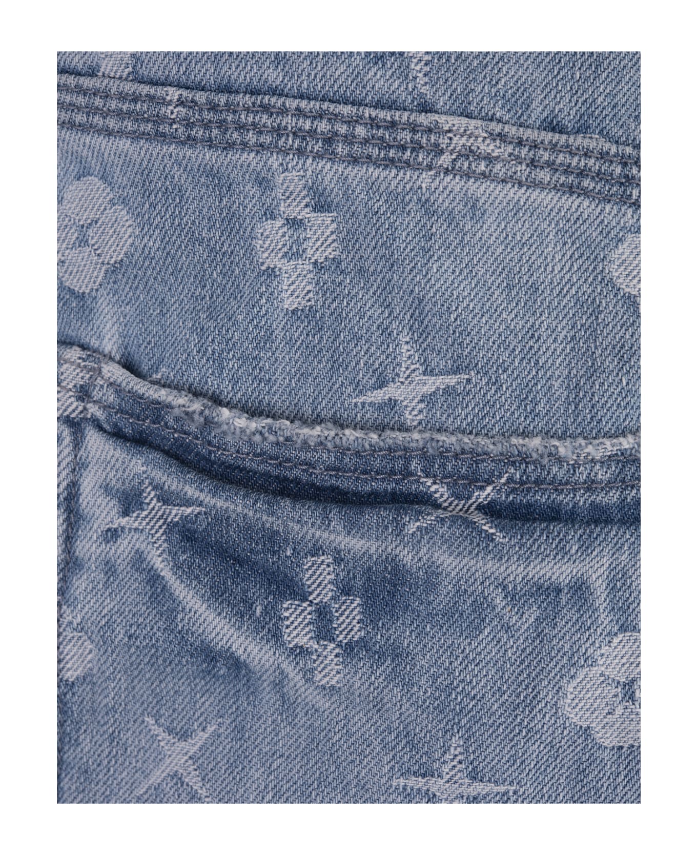 Purple Brand P005 Monogram Jeans In Light Indigo - Blue デニム