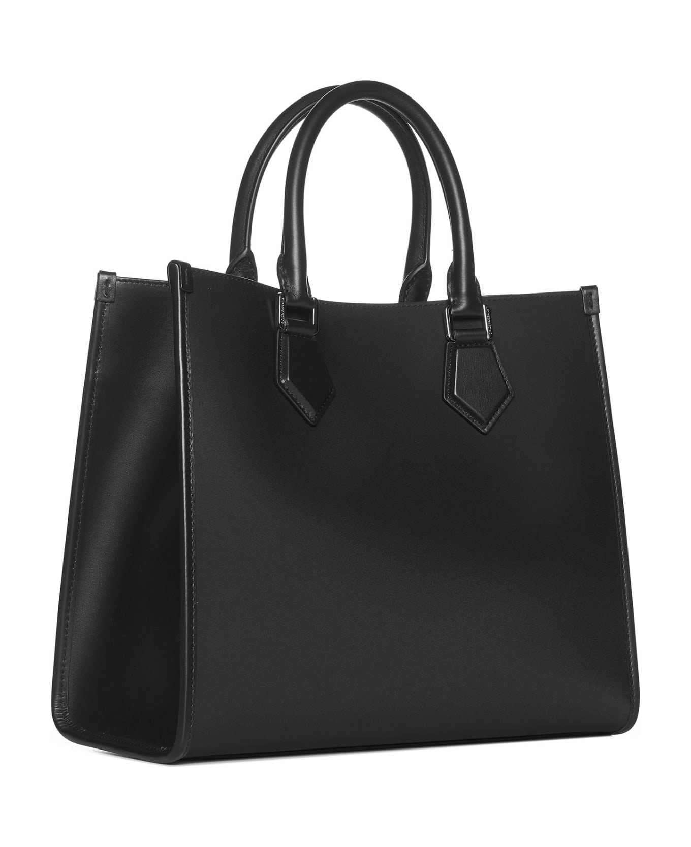 Dolce & Gabbana Logo Shopping Bag - Nero/nero