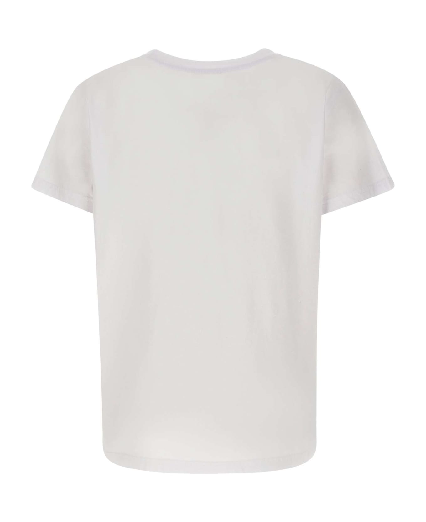 Woolrich "logo" Cotton T-shirt - WHITE Tシャツ