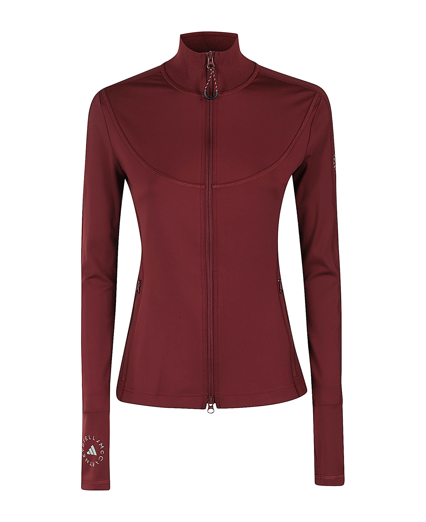 Adidas by Stella McCartney Turtleneck Zip-up Jacket - Shadow Red