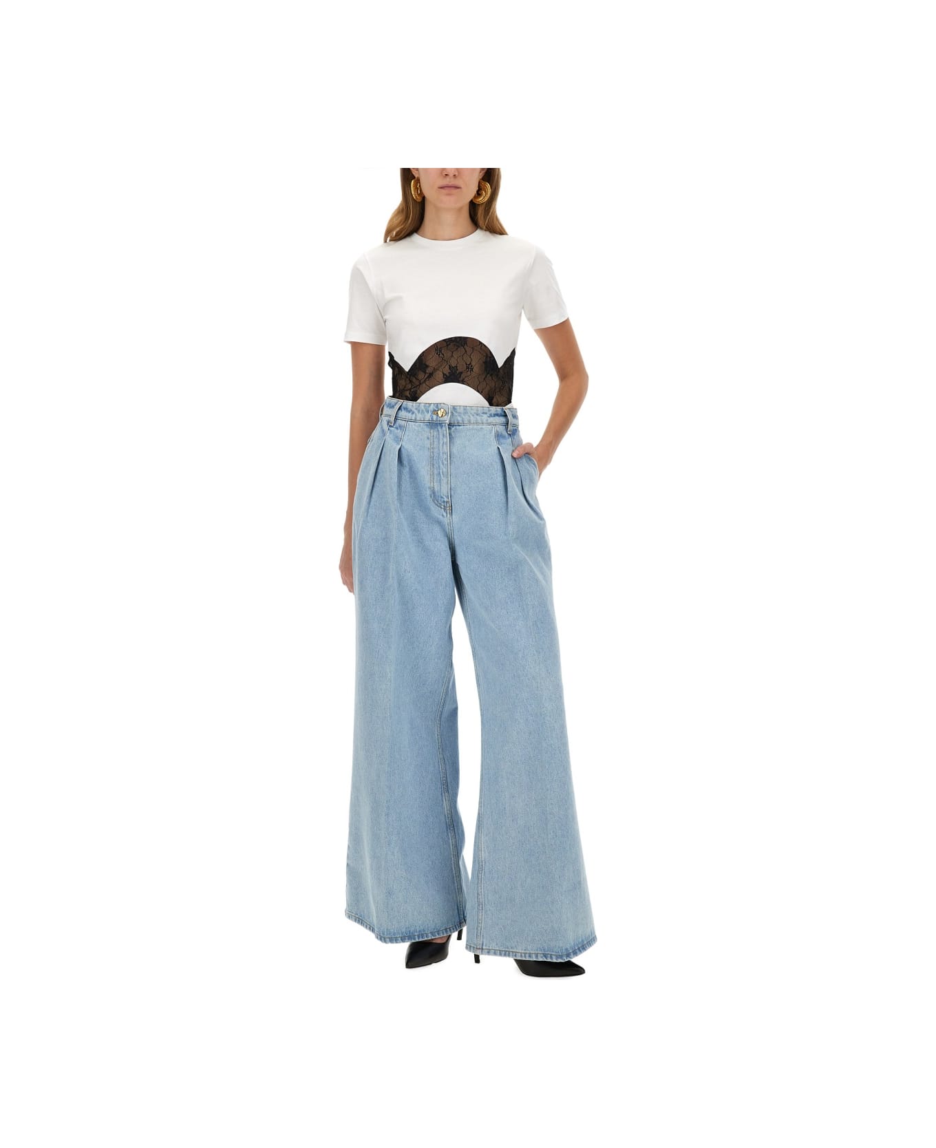 Nina Ricci Wide Jeans - BABY BLUE