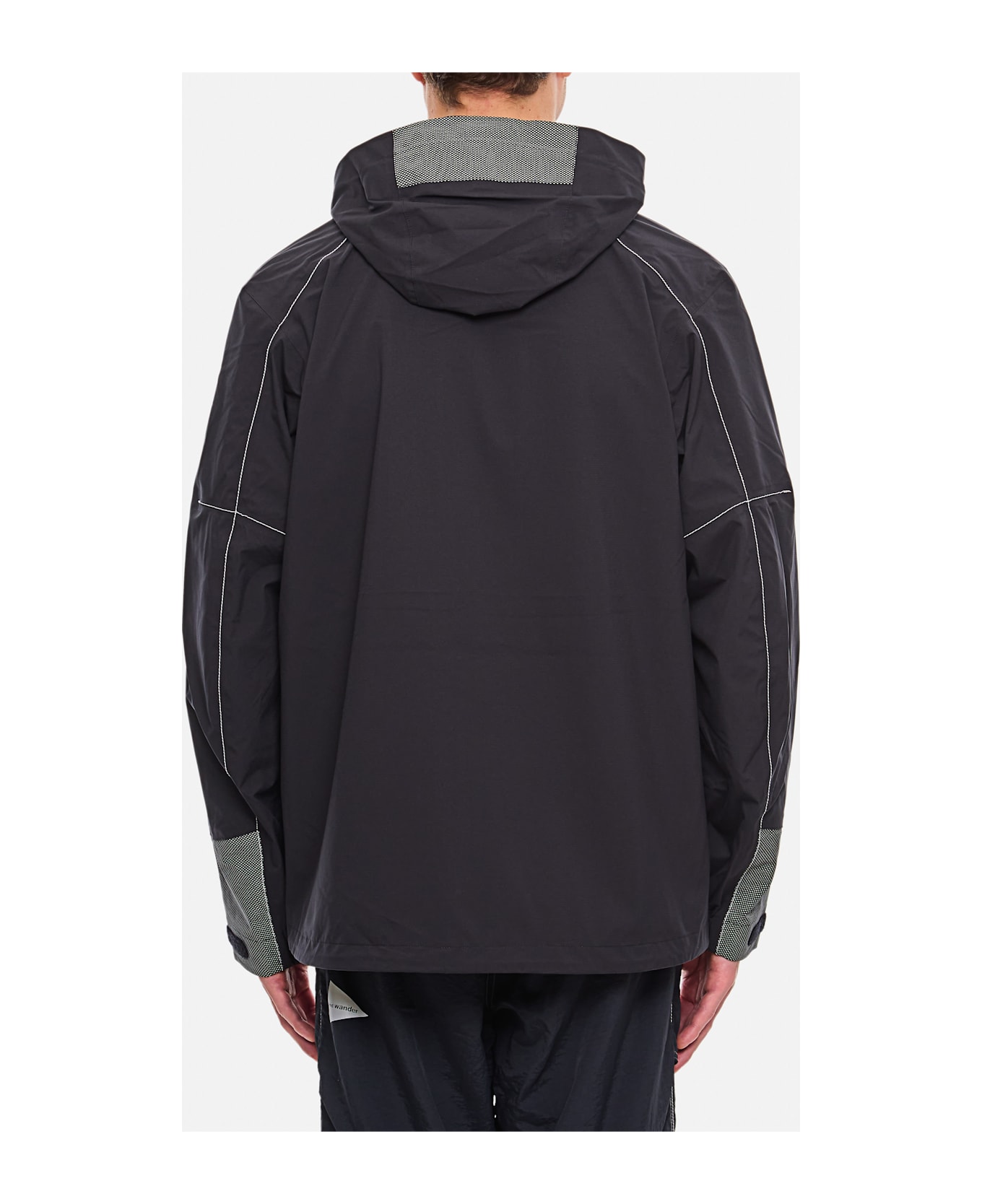 And Wander Pertex Shield Rain Jacket - Black