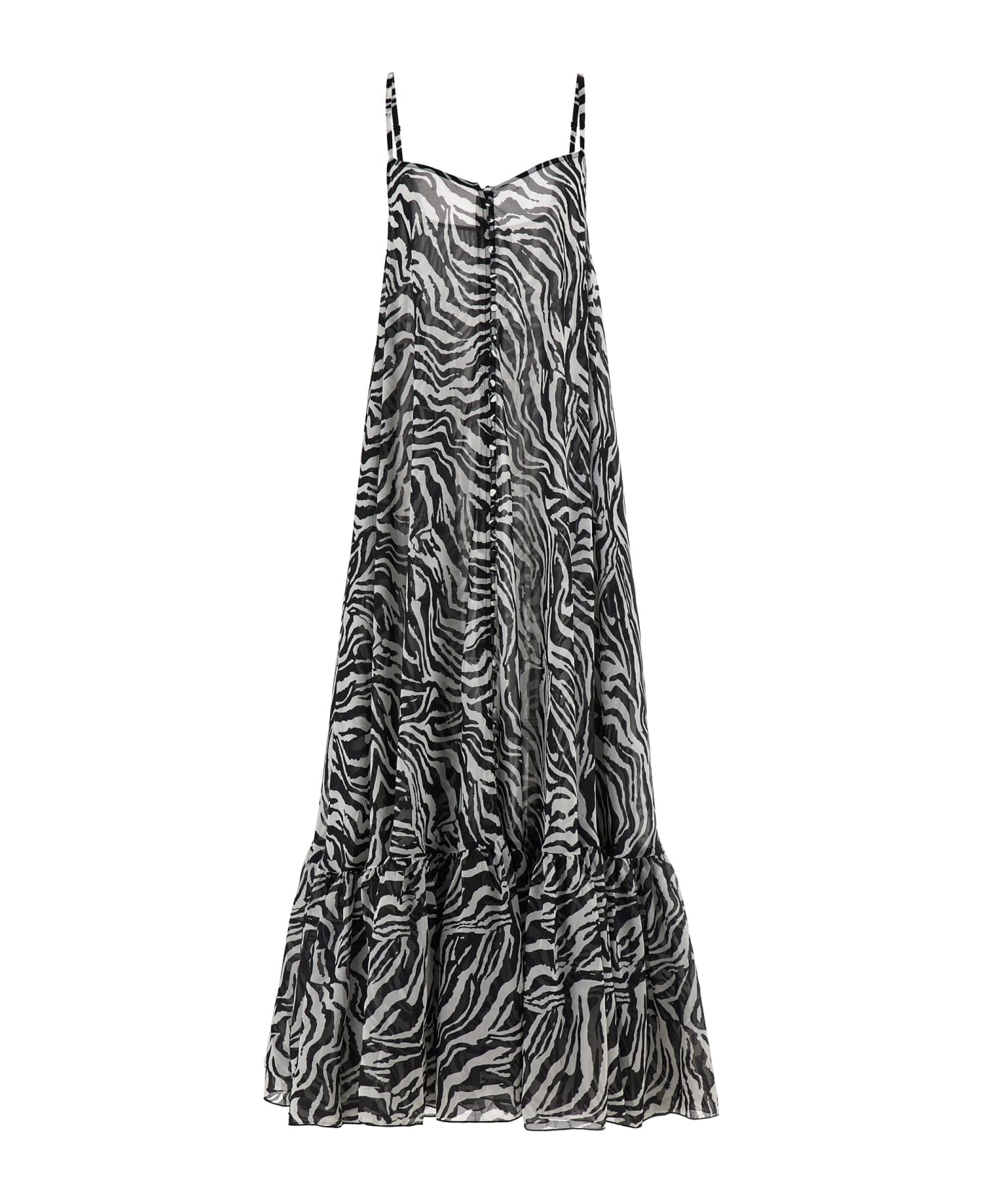 Rotate by Birger Christensen Rotate Birger Christensen X Reina Olga Dress - White/Black