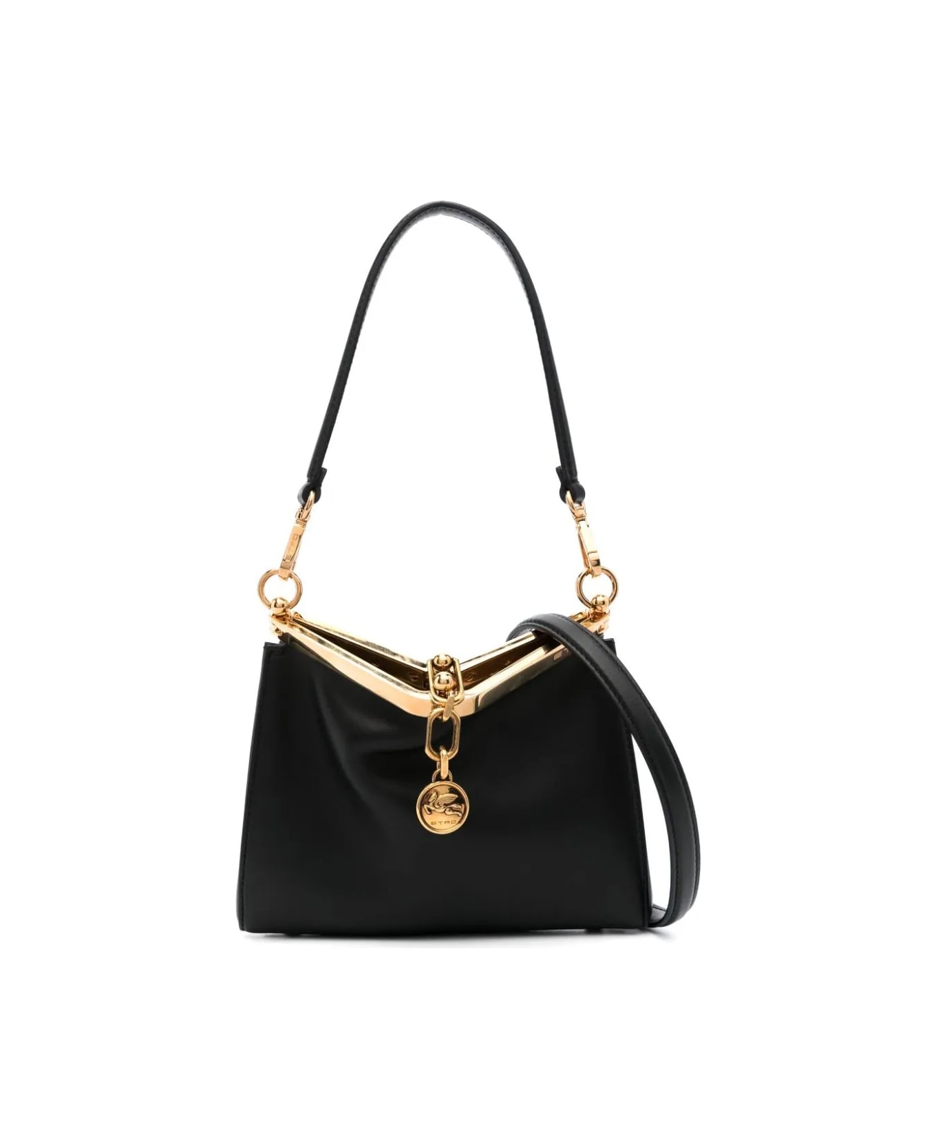 Etro Black Leather Bag - Black