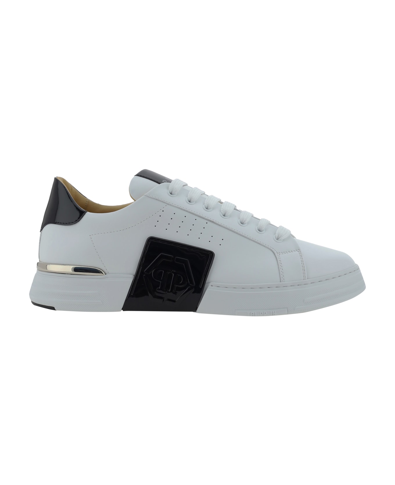 Philipp Plein Lo Top Sneakers - Bianco