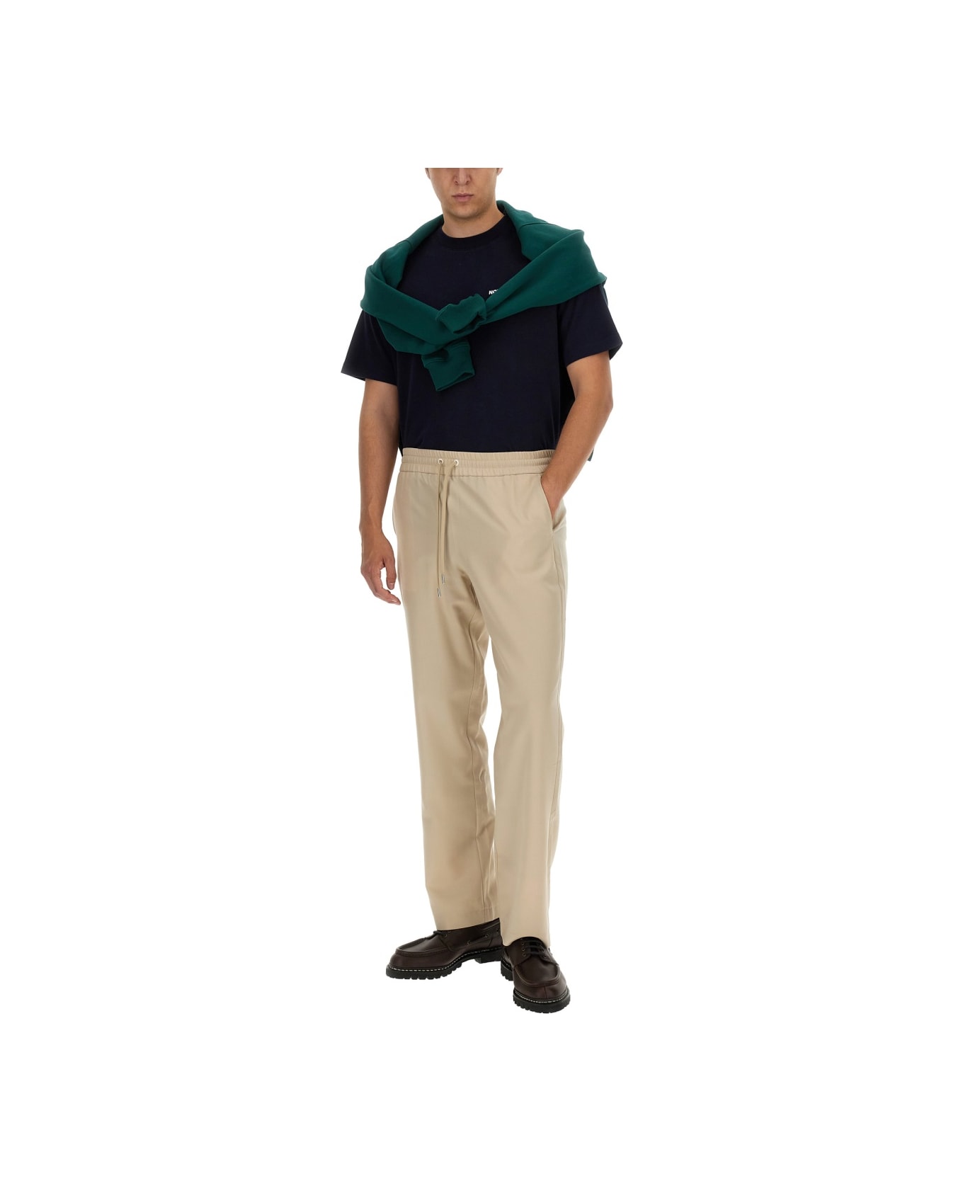 Drôle de Monsieur Cotton T-shirt - BLUE