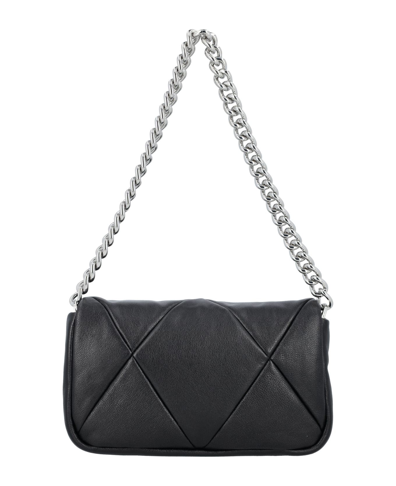 Marc Jacobs The Puffy Diamond Quilted J Marc Shoilder Bag - BLACK