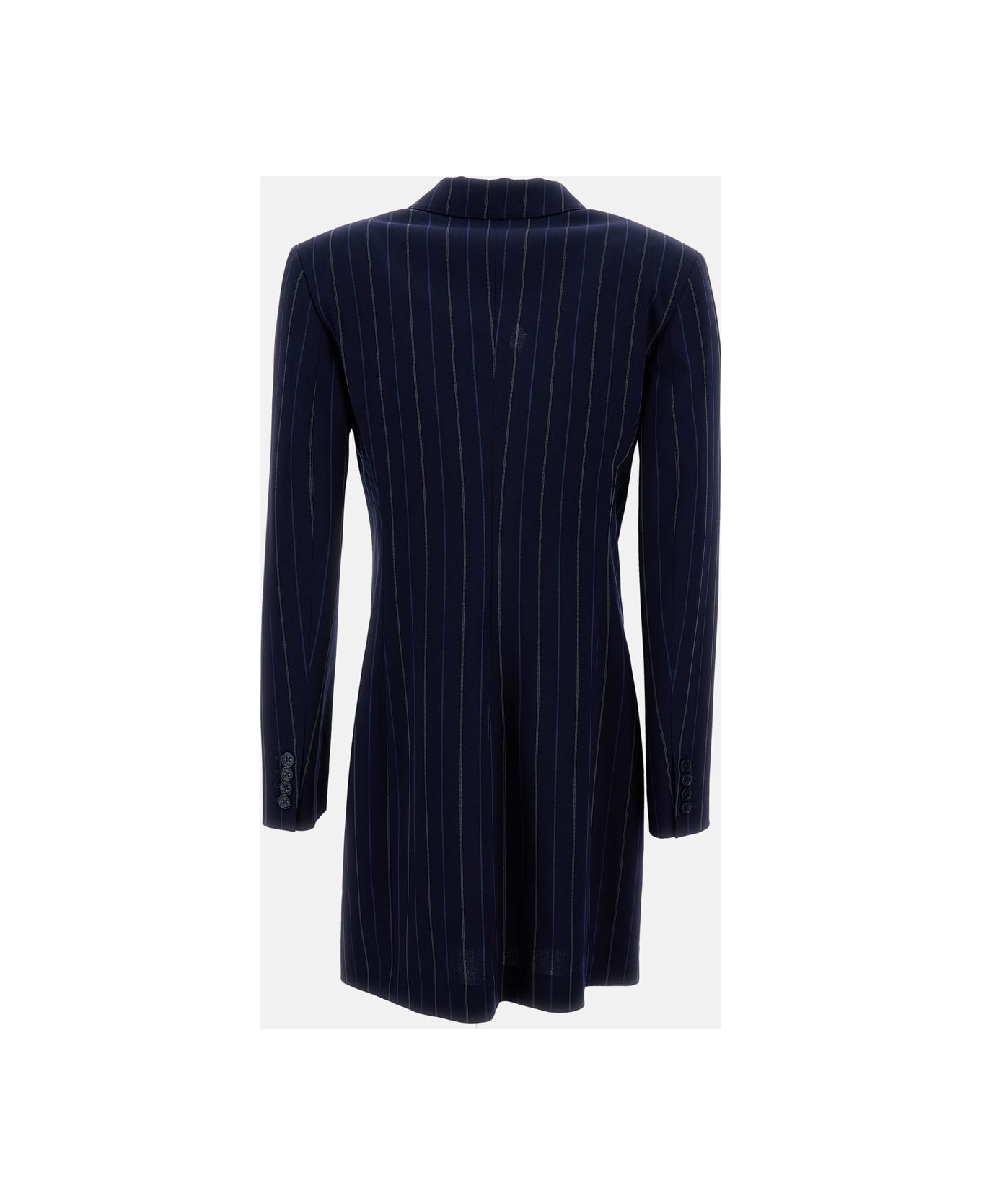 Ralph Lauren Camden-long Sleeve Day Dress - Blue