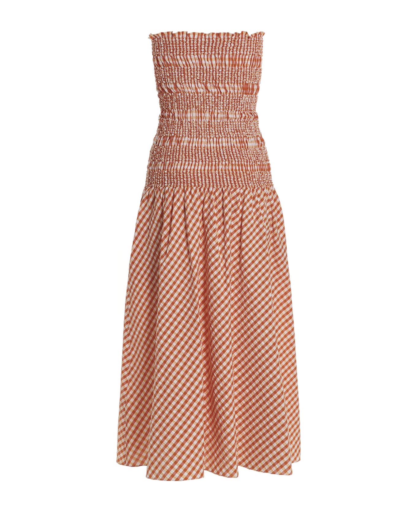 Kenzo Vichy Dress - Orange Moyen ワンピース＆ドレス