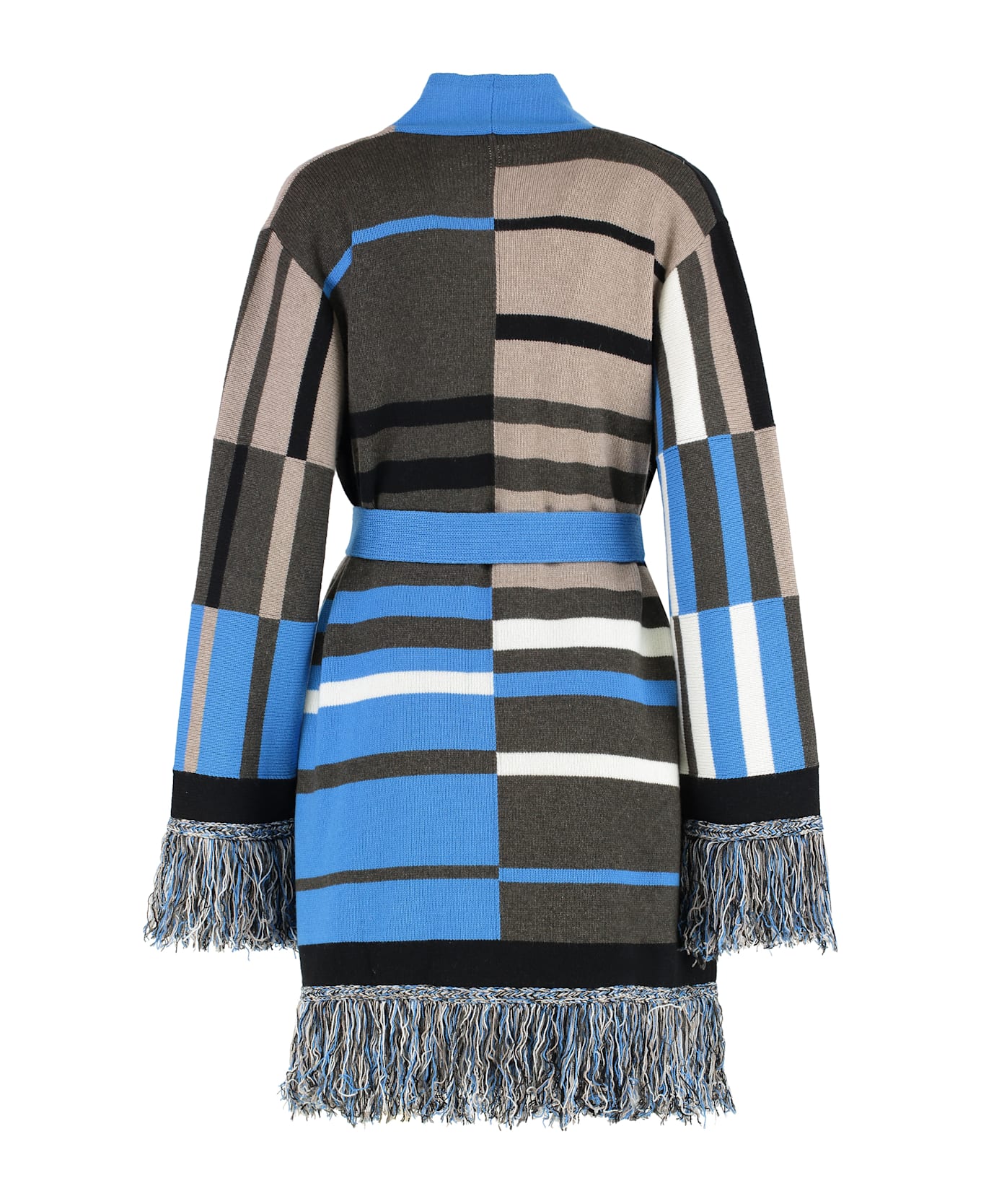 Etro Wool Blend Maxi-cardigan - Multicolor