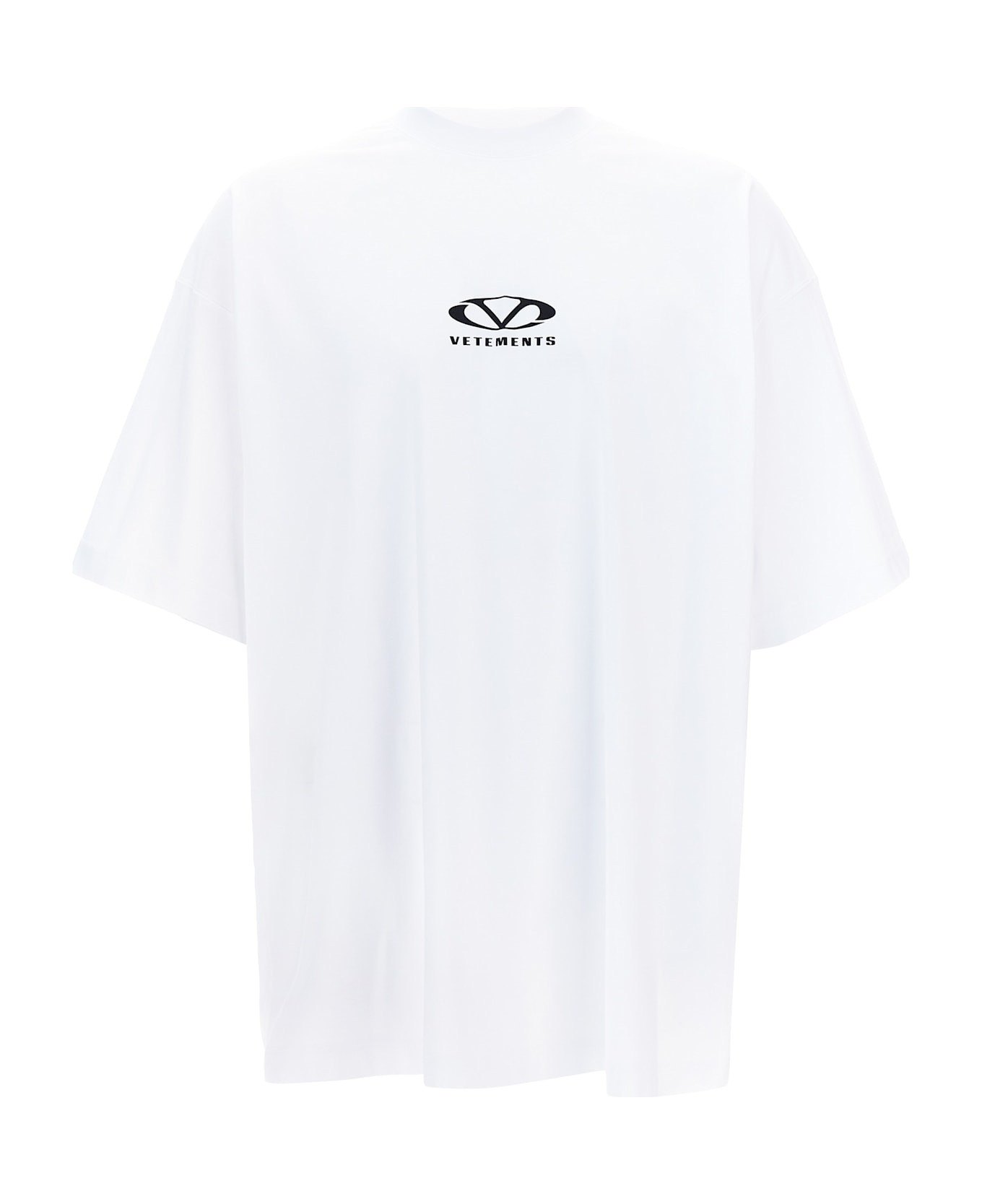 VETEMENTS 
oval Logo
 T-shirt - White